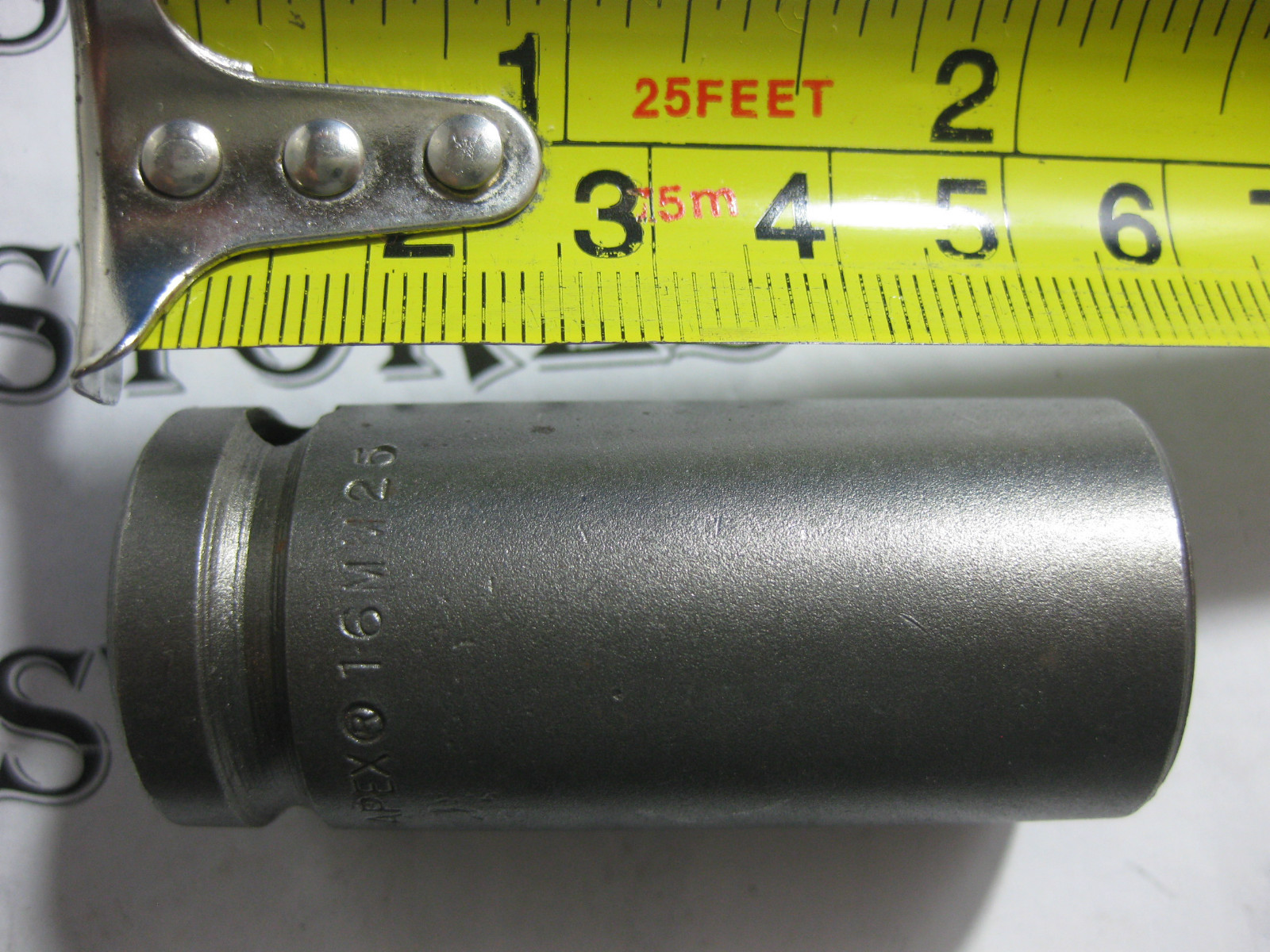 1 NEW COOPER TOOLS Apex pex - 16MM25 - 21937 Sckt 1/2 Fmale Sq MADE IN USA