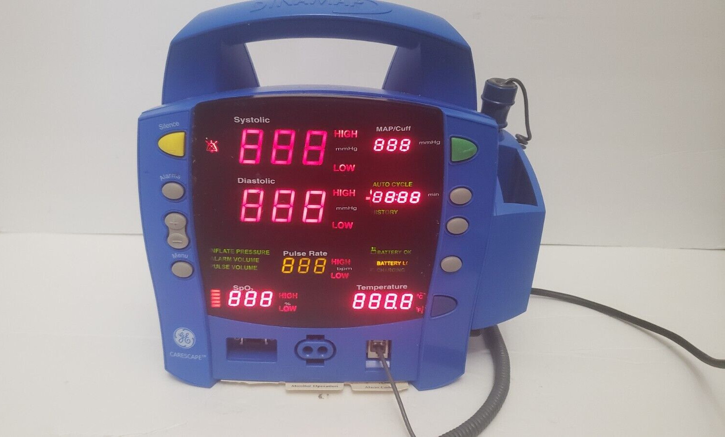 GE Dinamap 2009284-001 with Thermometer and PSU Unit1