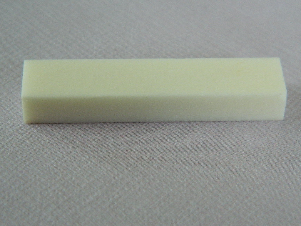 Mandolin / Banjo BONE NUT BLANK New 1-7/16"x5/16"x3/16" ~Free U.S. Shipping~