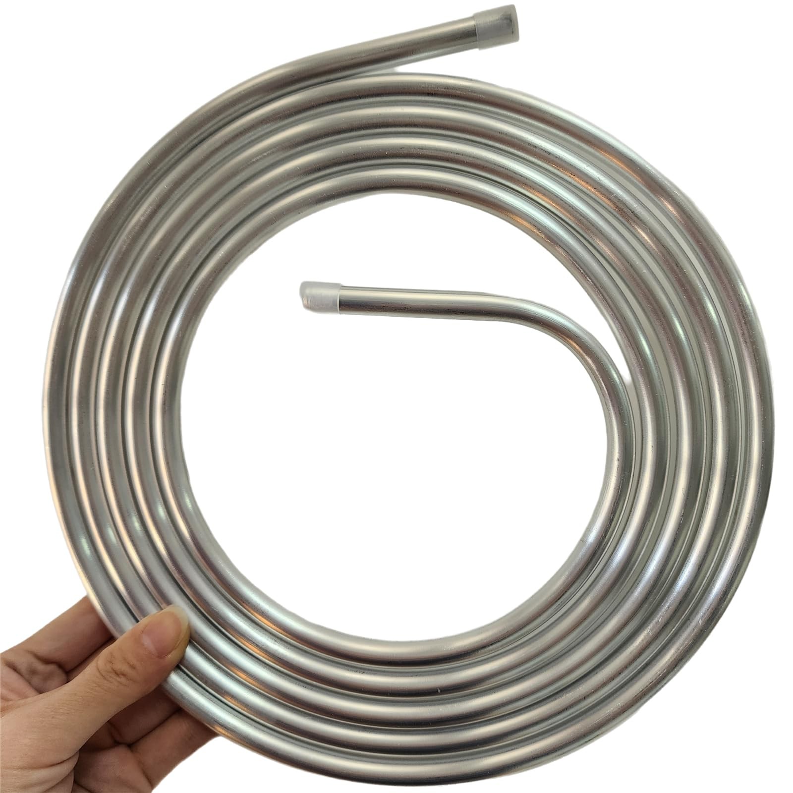 CELSOL Aluminum Tubing, 3/8 Inch OD, 0.04 Wall, 10 3/8" OD 10FT, Silver