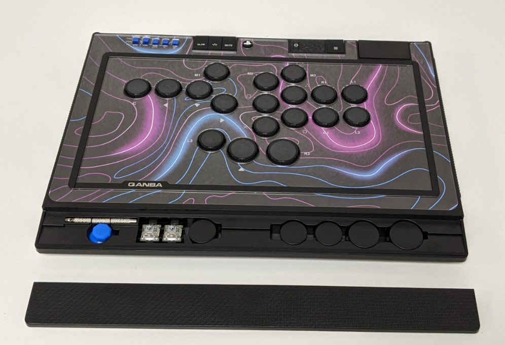 Qanba Sapphire Arcade Fight Stick PS5 PS4 Controller Official Licensed USED
