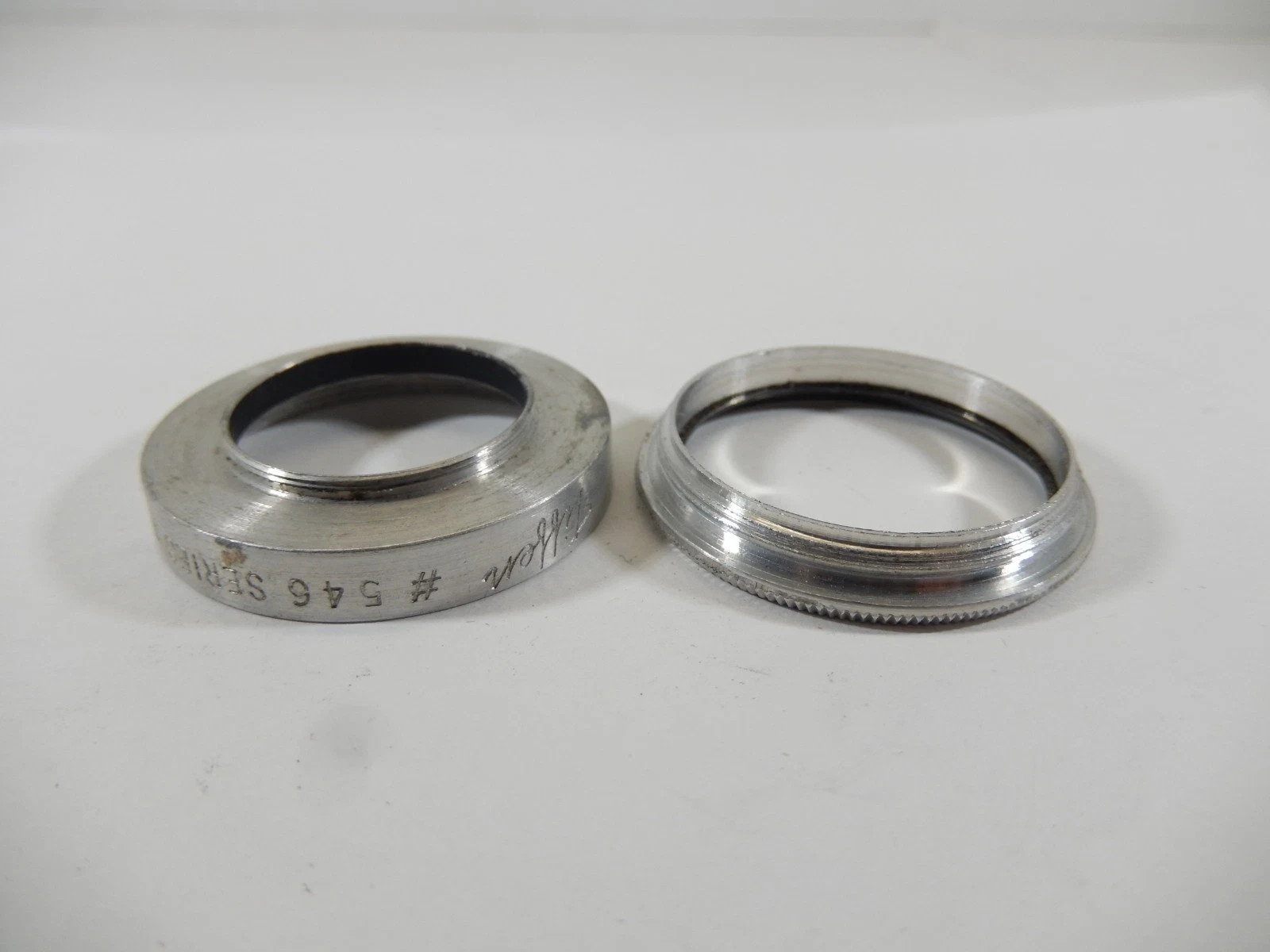TIFFEN #546 or 23.5mm SCREW-ON LENS ADAPTER W/ SERIES 5 HOLDER & RETAINER RING