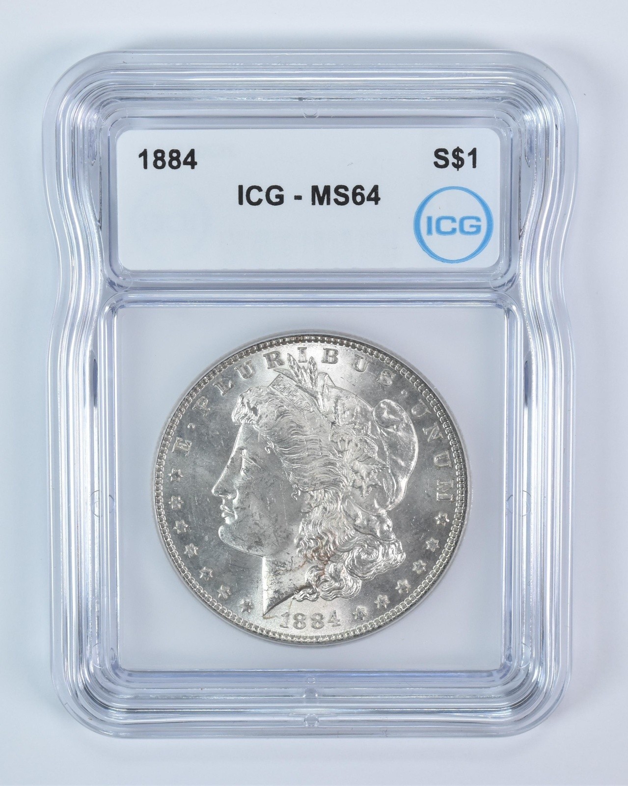 1884 Morgan Silver Dollar MS64 ICG