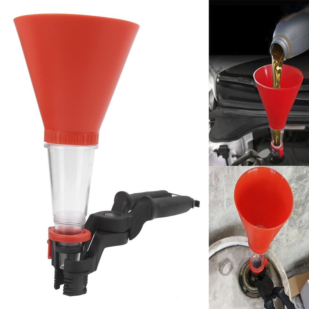 3PCS Engine Oil Funnel Kit Universal AntiStatic AntiCorrosion Automobile Hand ✨