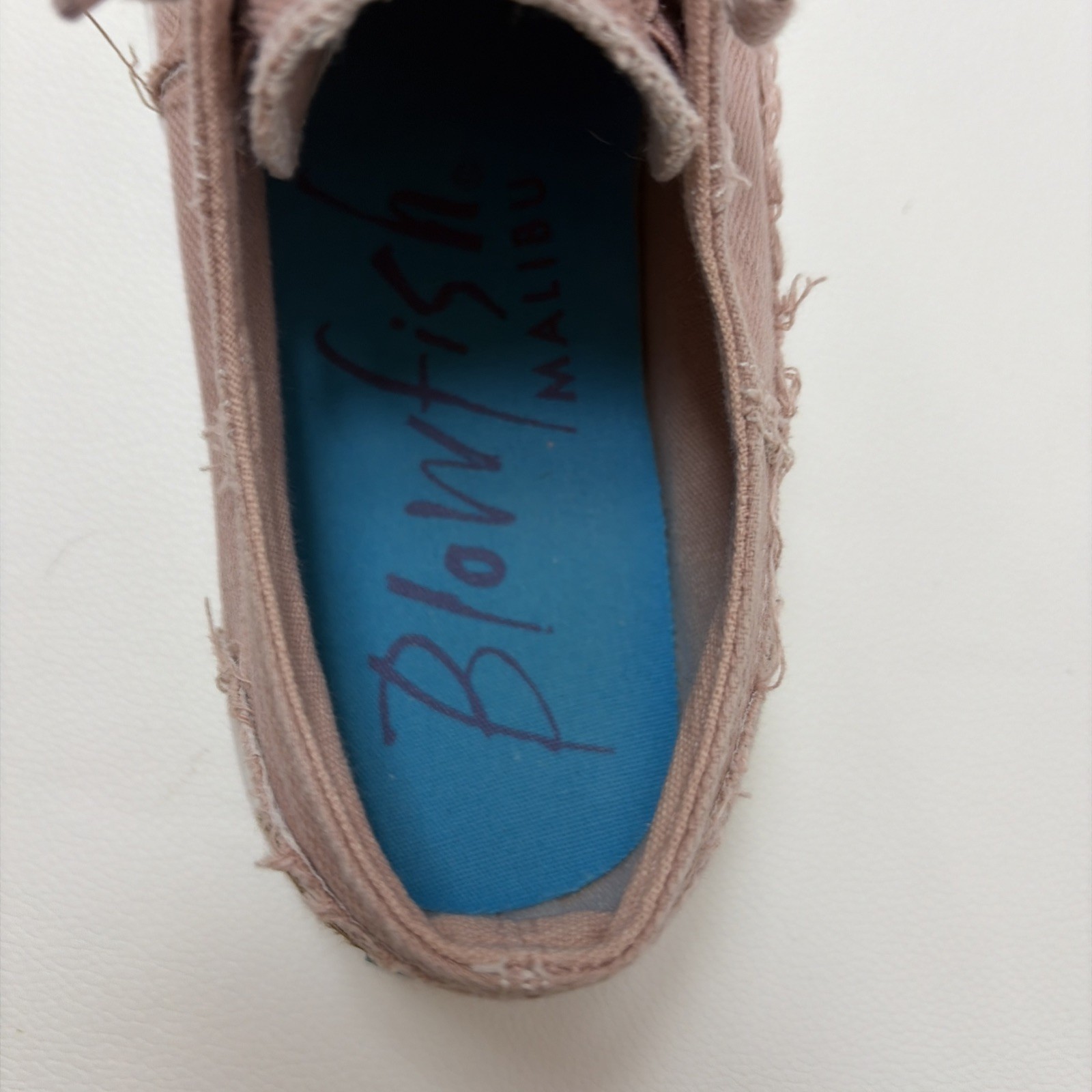Blowfish Maxie Women's Shoes Size 9 Dirty Pink Smoked Canvas W/Box
