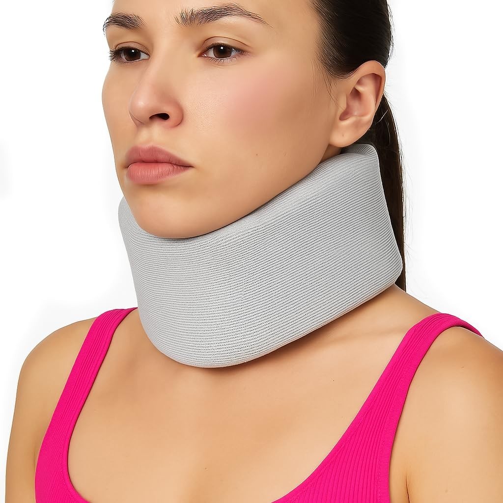 Kids Adjustable Neck Brace Support Wrap Soft Foam Cervical Collar Pain Relief