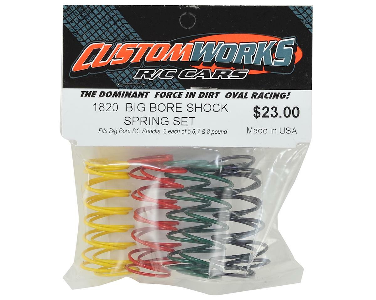 Custom Works Short Course Big Bore Shock Spring Set (4) [CSW1820]
