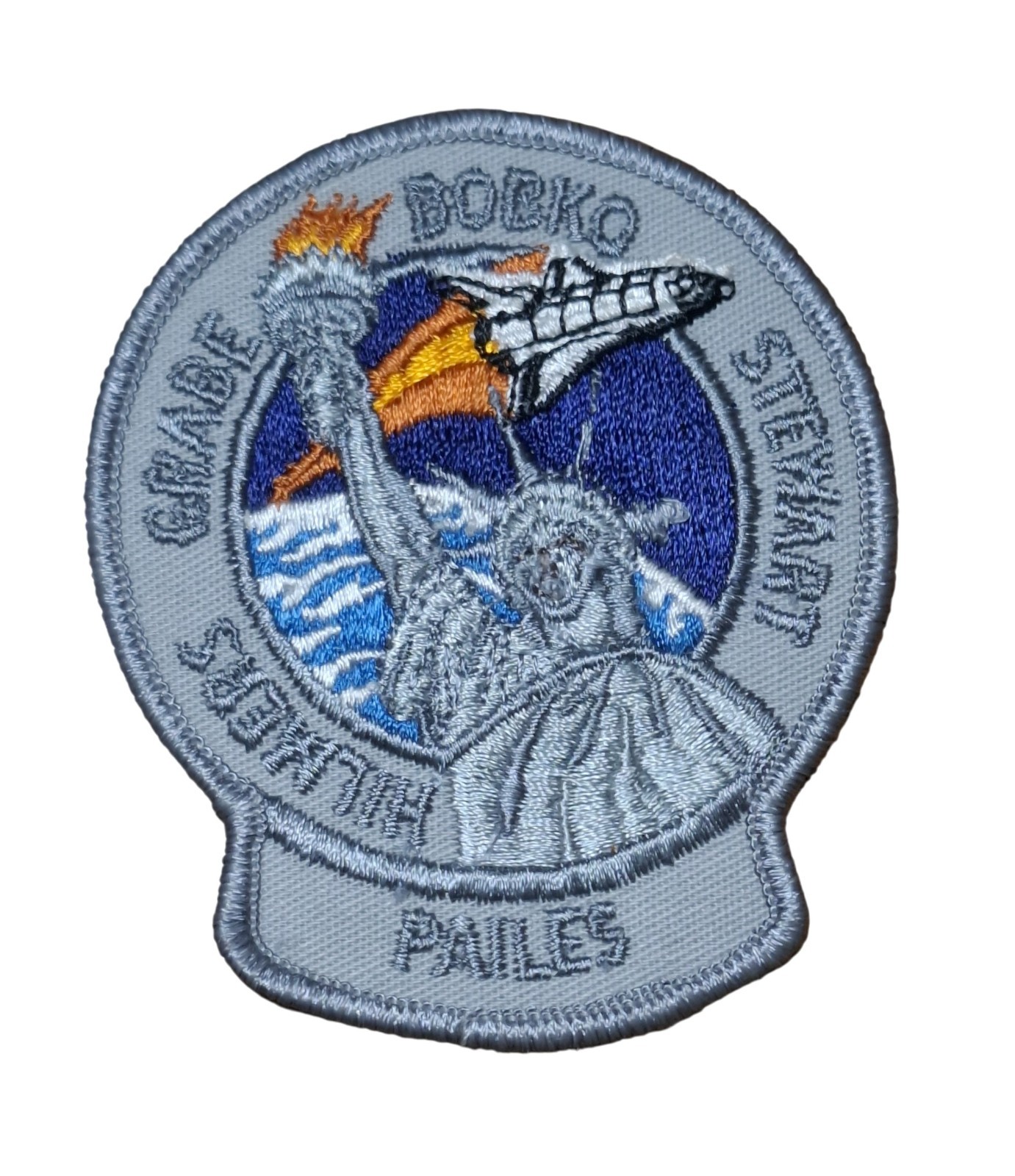 NASA Space Shuttle Hilmers Grabe Bobko Stewart Pailes Patch