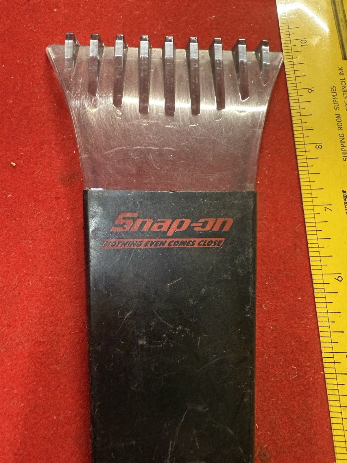 Snap On Tools Ice Scraper Snow Remove Frost / Vintage
