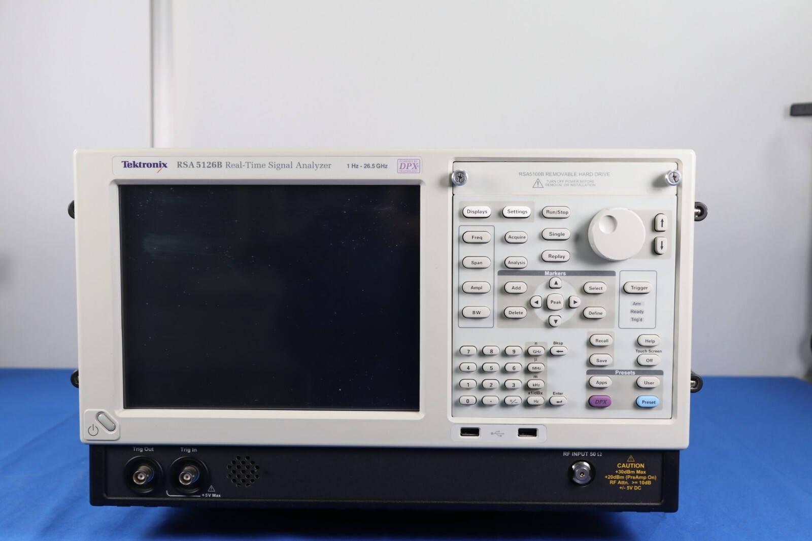 Tektronix RSA5126B Spectrum Analyzer, opt 09/53/56/66/B16X/PFR
