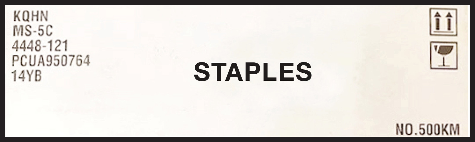 STAPLES - MS-5C 4448-121   PCUA950764   14YB - FREE SHIPPING