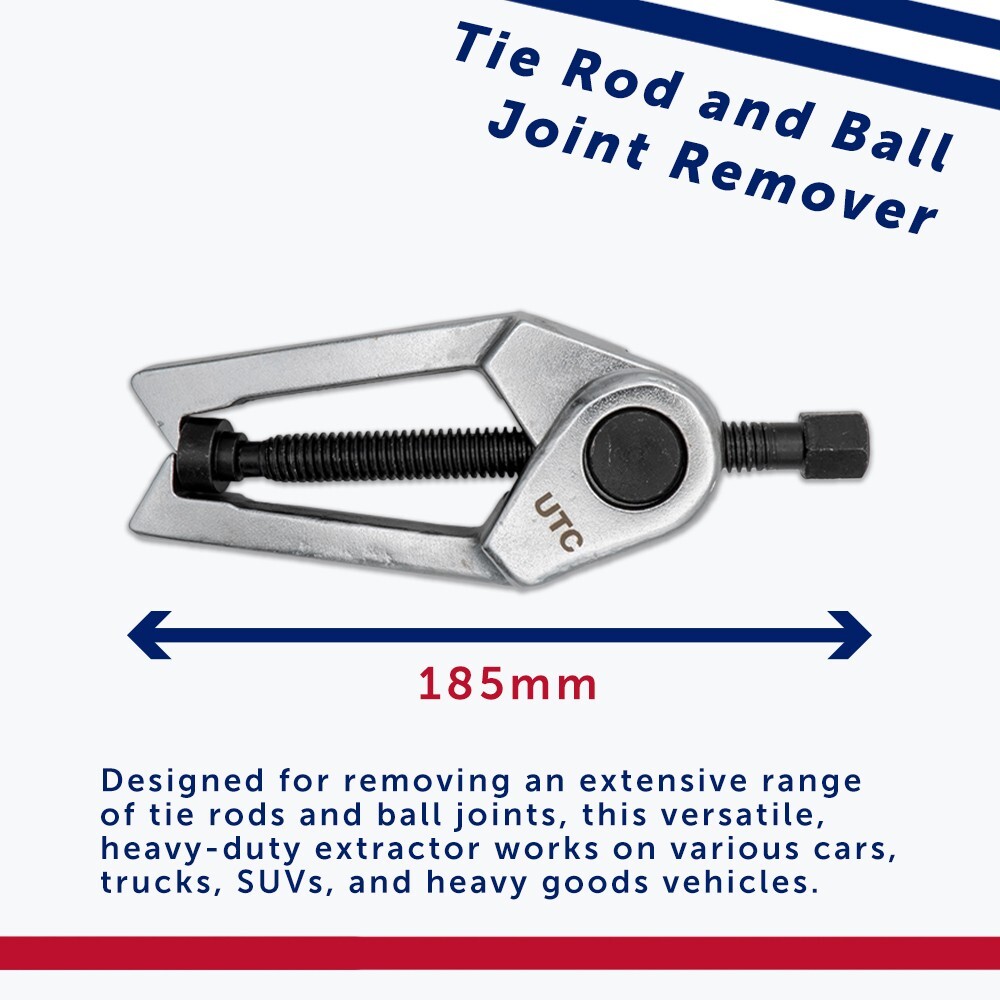 5pcs Front End Service Tool Set Pitman Arm Puller Remover Ball Joint Tie Rod Kit