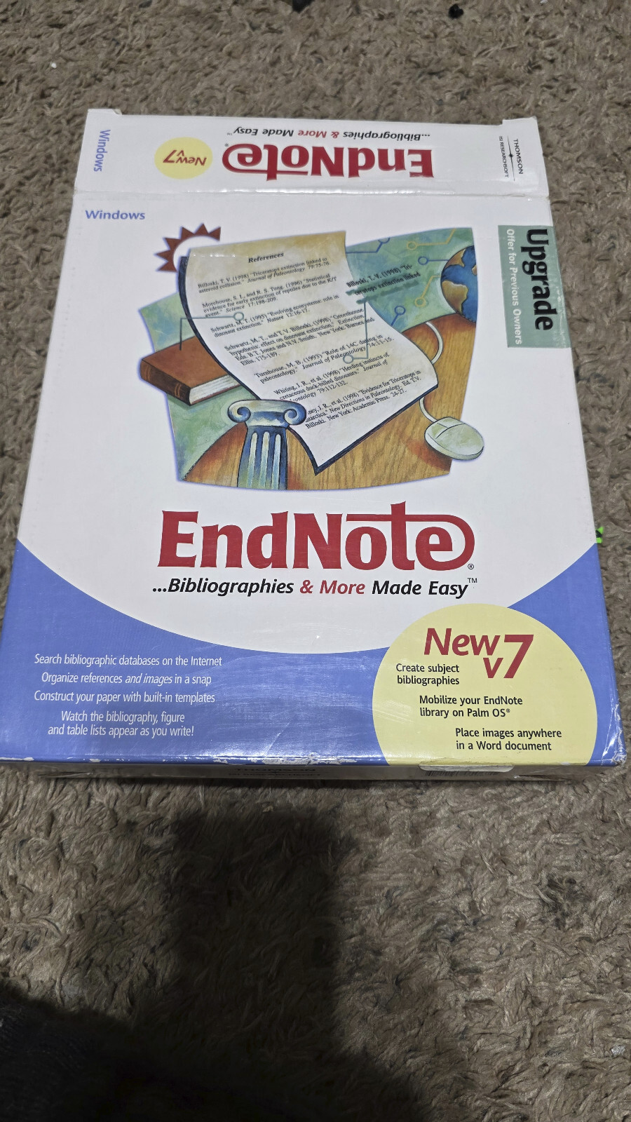ISI Researchsoft Endnote 7 Student Edition w/ Serial Number Windows - UPGRADE