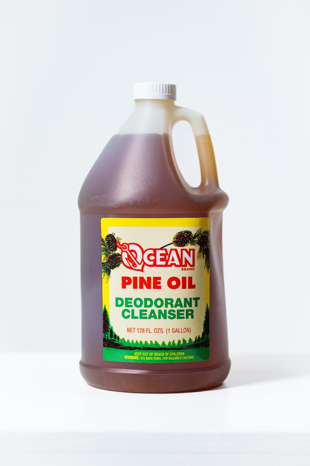 OCEAN BRAND PINE Oil Cleaner / Degreaser 128OZ CONCENTRATED  65% Pure Pine Oil