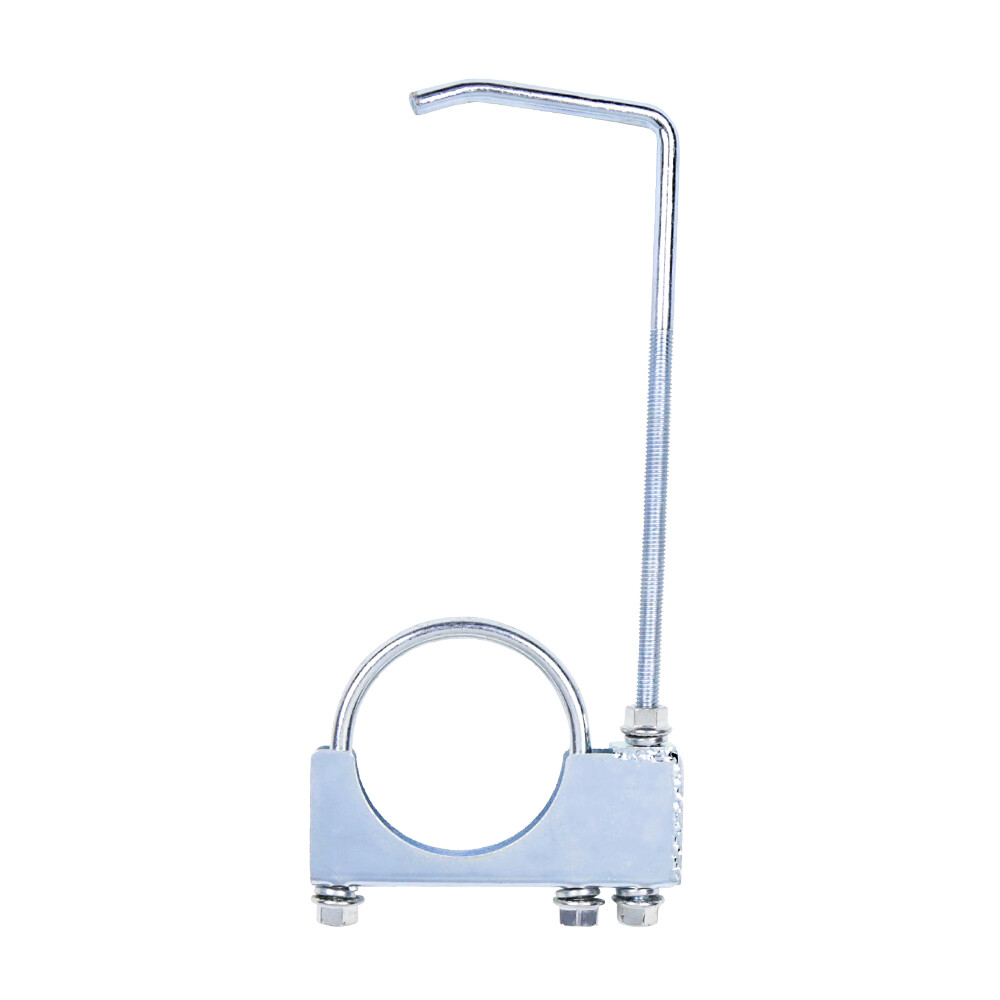 Exhaust Clamp With Hanger Fit 2.5" Exhaust Pipe 2-1/2" Clamp On Exhaust Hanger