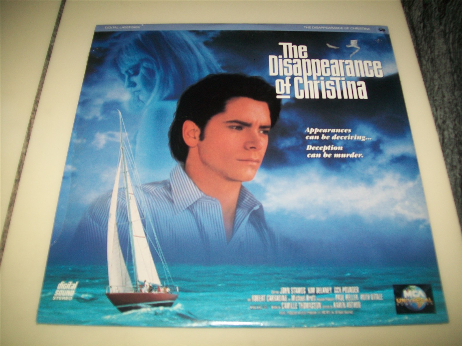 THE DISAPPEARANCE OF CHRISTINA Laserdisc LD BRAND NEW SEALED JOHN STAMOS STARS!