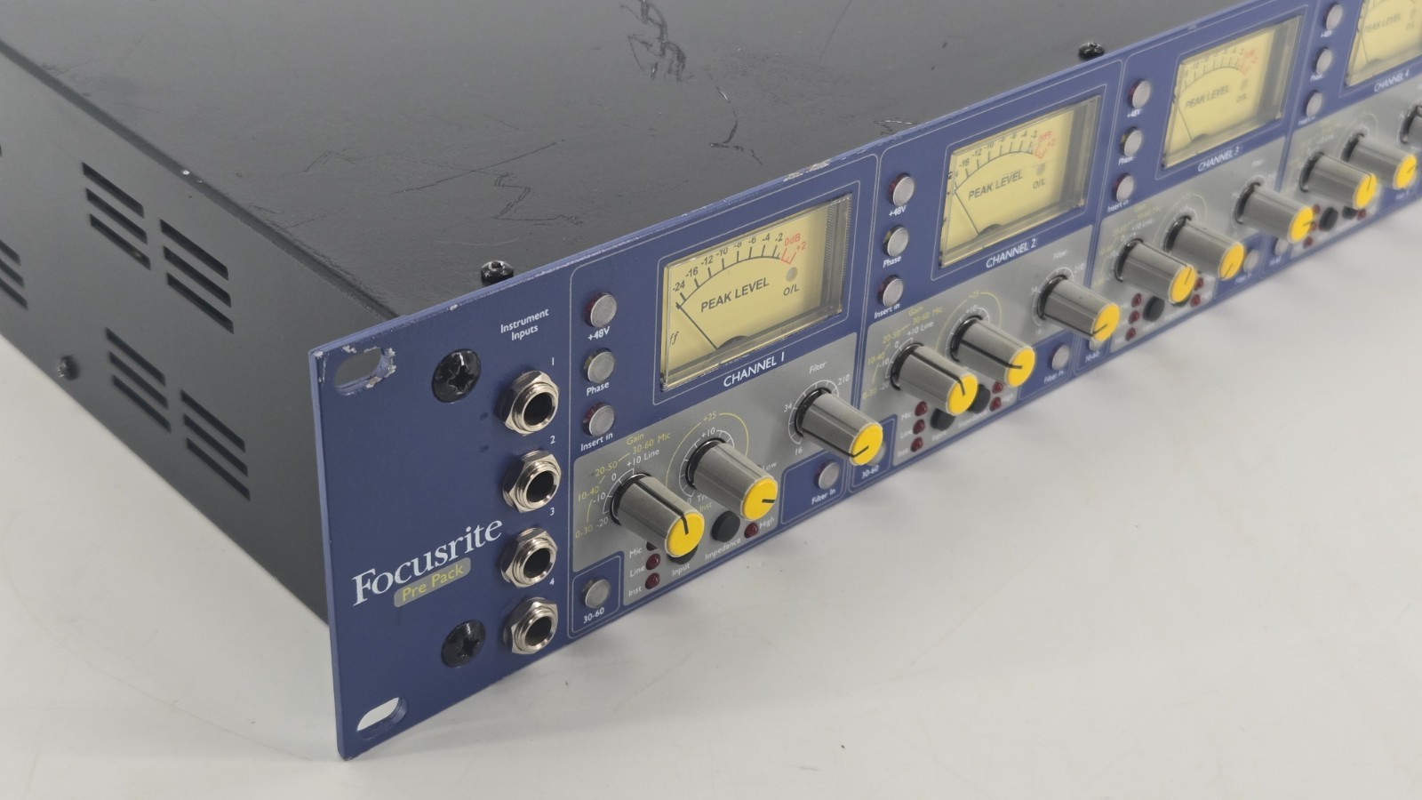 Focusrite ISA 428 4 4 Channel Preamp + Power Supply
