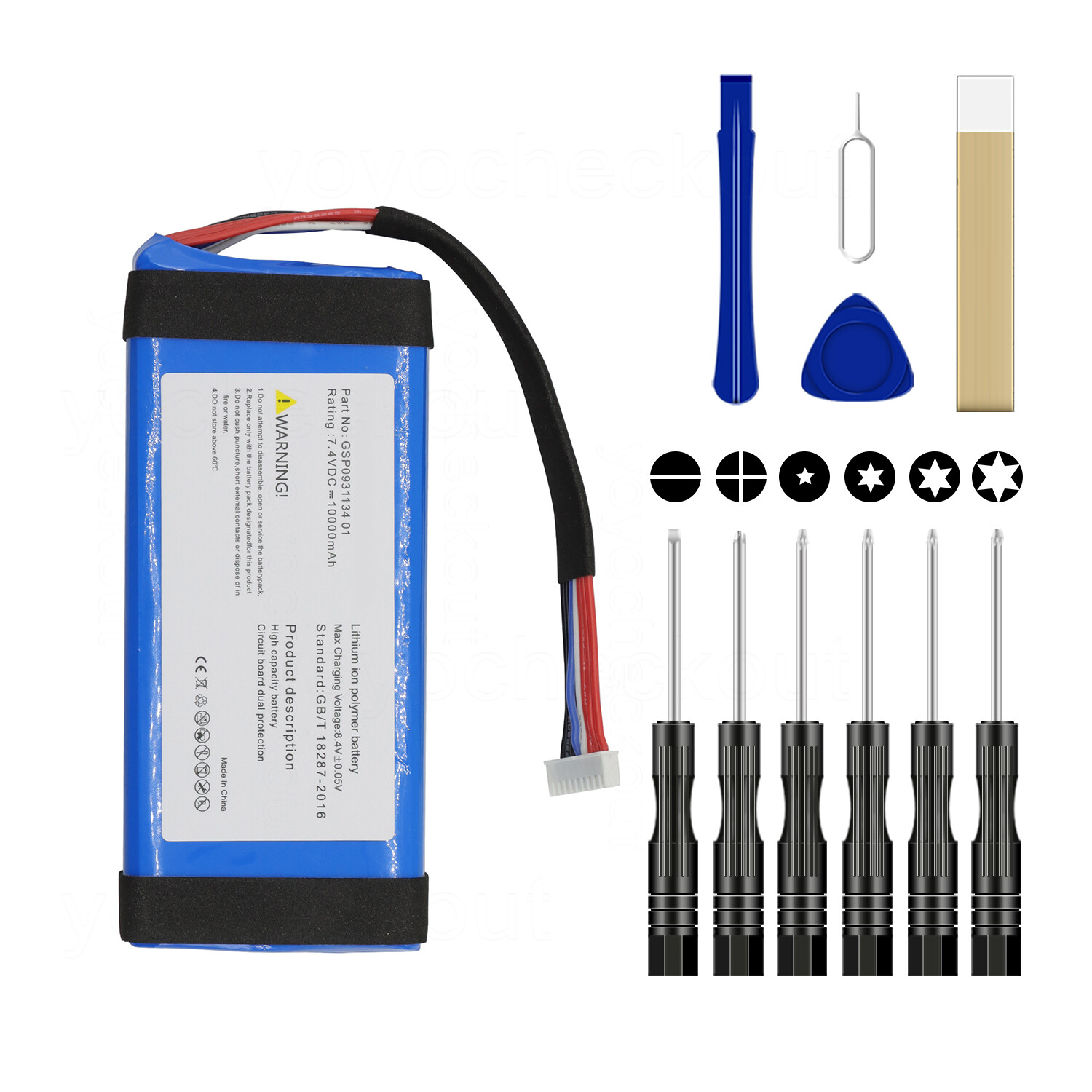 New Replacement Battery For JBL Boombox 1 10000mAh GSP0931134 01 JEM3316 JEM3318