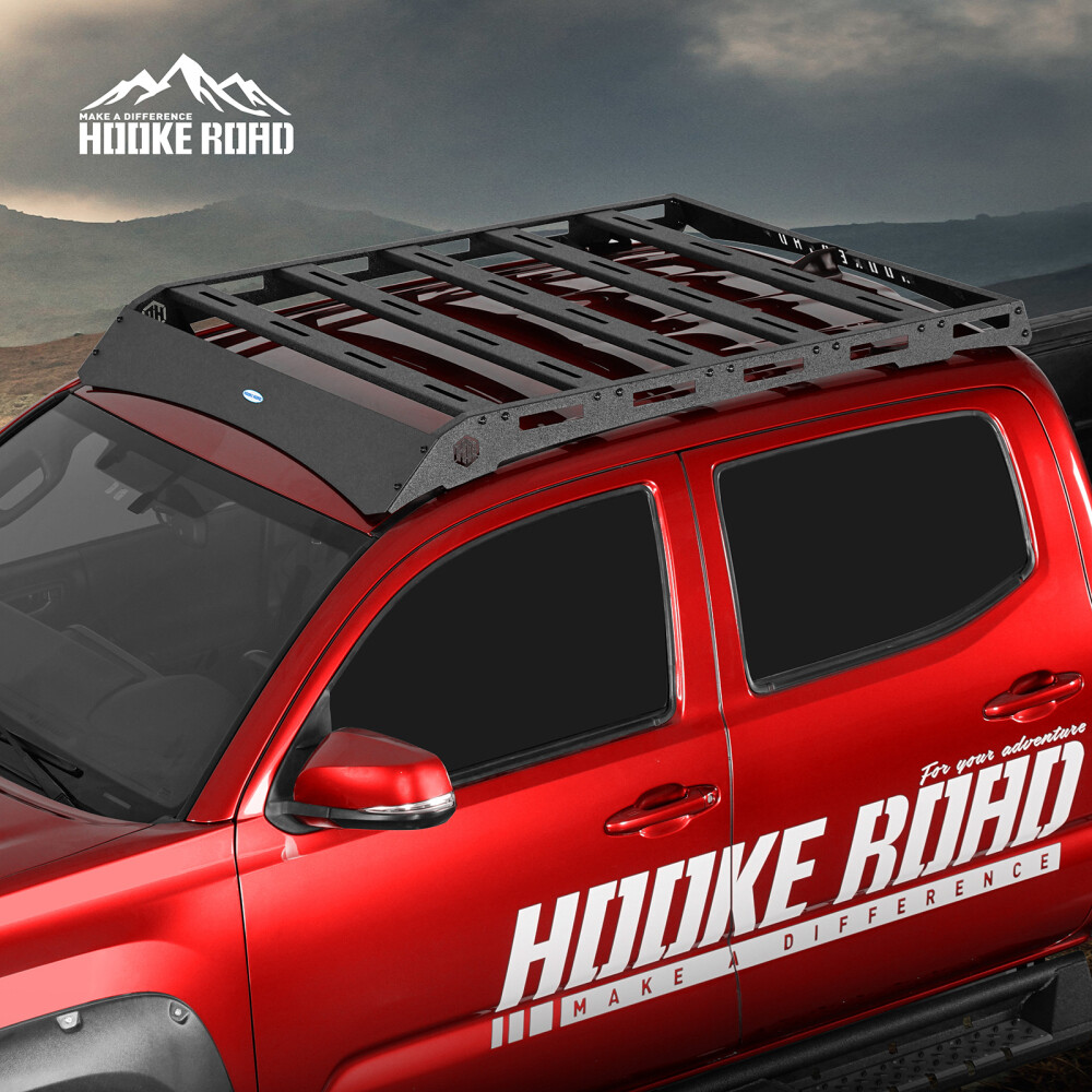 For Toyota Tacoma 2005-2023 Double Cab Roof Rack Top Basket & Cargo Carrier Kit