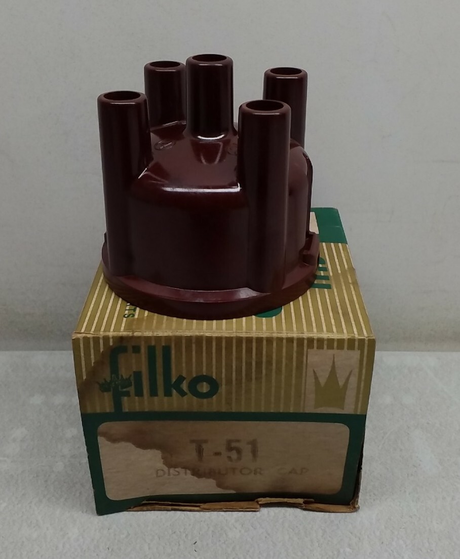T-51 Filko Ignition Parts Distributor Cap Made In USA Filko T-51