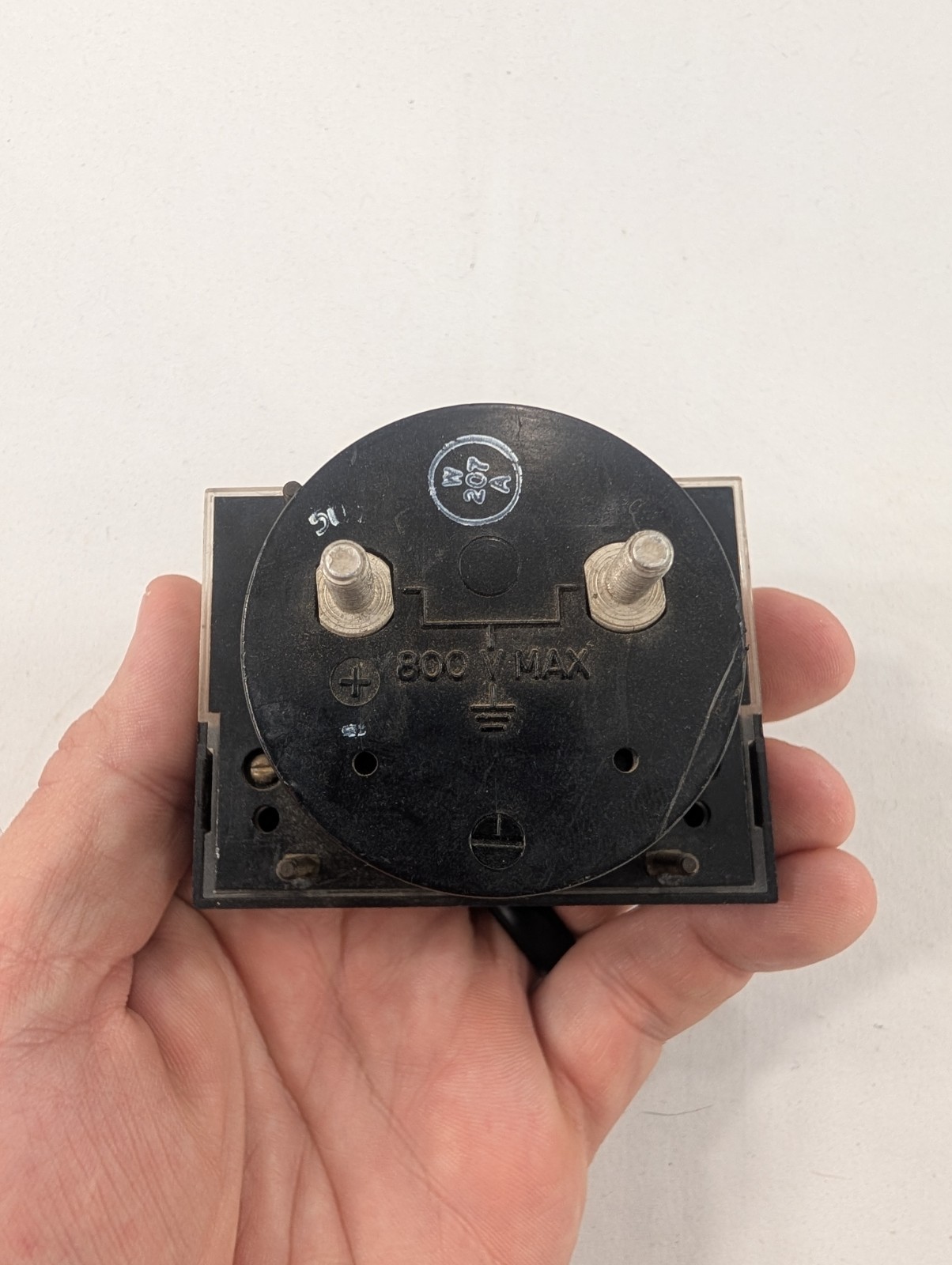 AC Volts Panel Meter, Range 0-500, 800 V Max