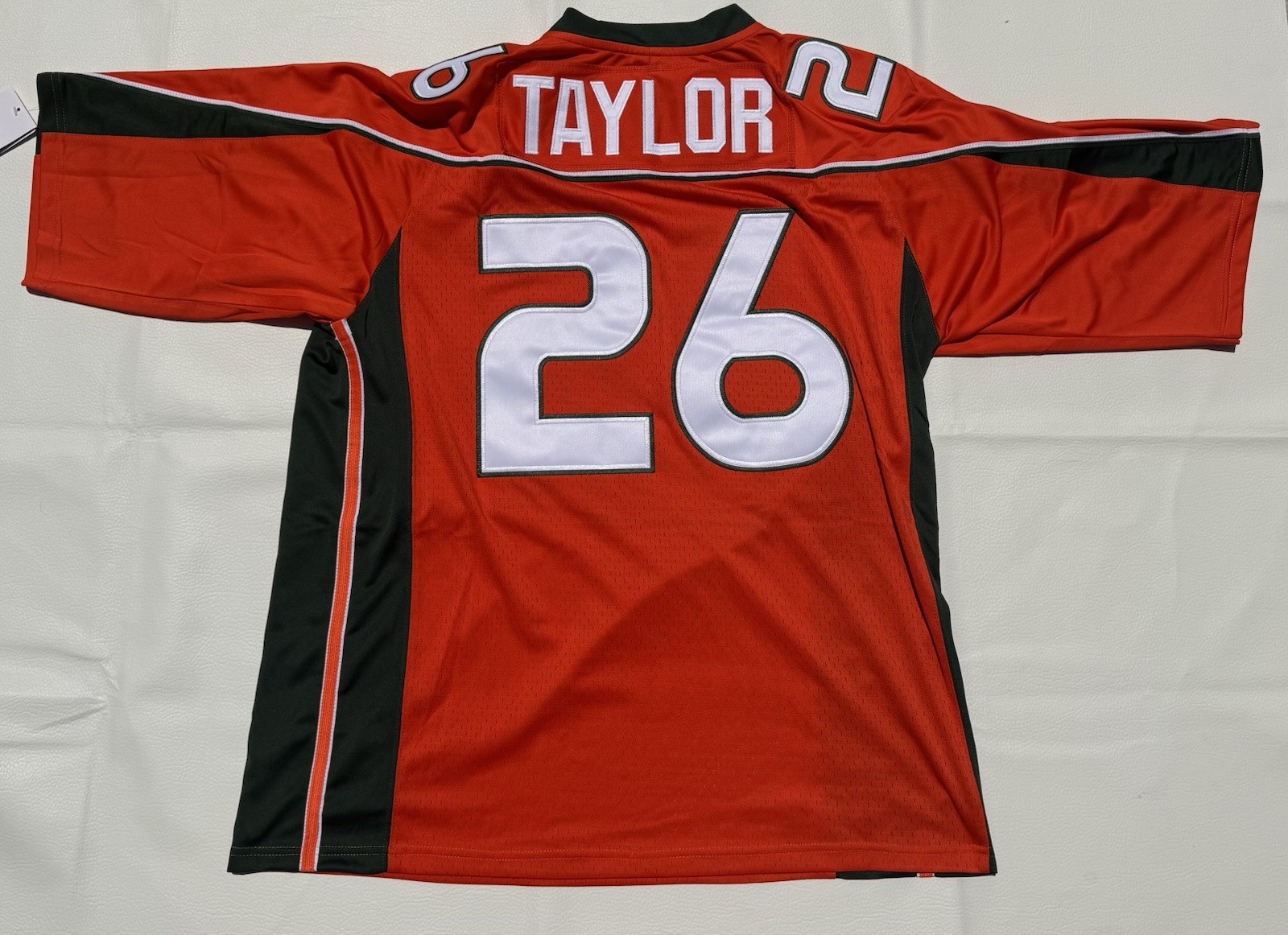 Sean Taylor Miami Hurricanes 2001  Nike orange stitched jersey Brand new Large