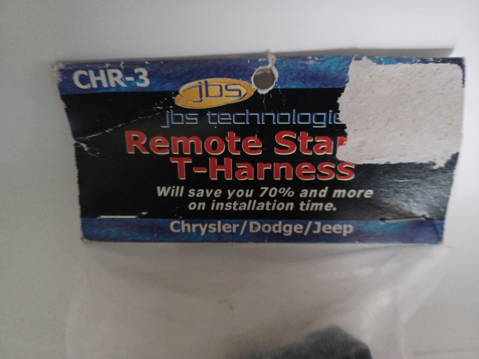 JBS Technologies CHR-3 Remote Start T-Harness For Chrysler/Dodge/Jeep