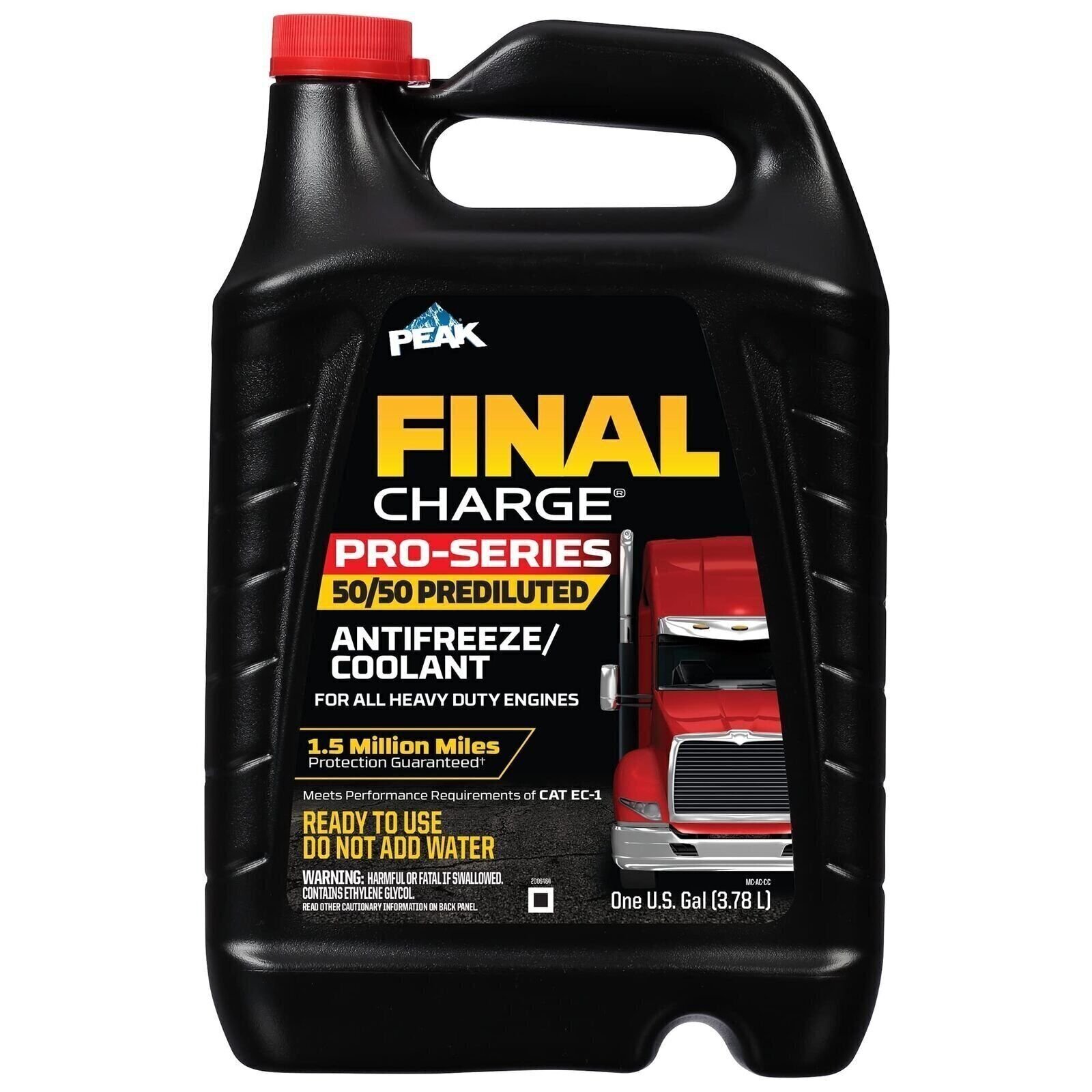 PEAK Final Charge PRO-Series 50/50 Prediluted Antifreeze and Coolant for All