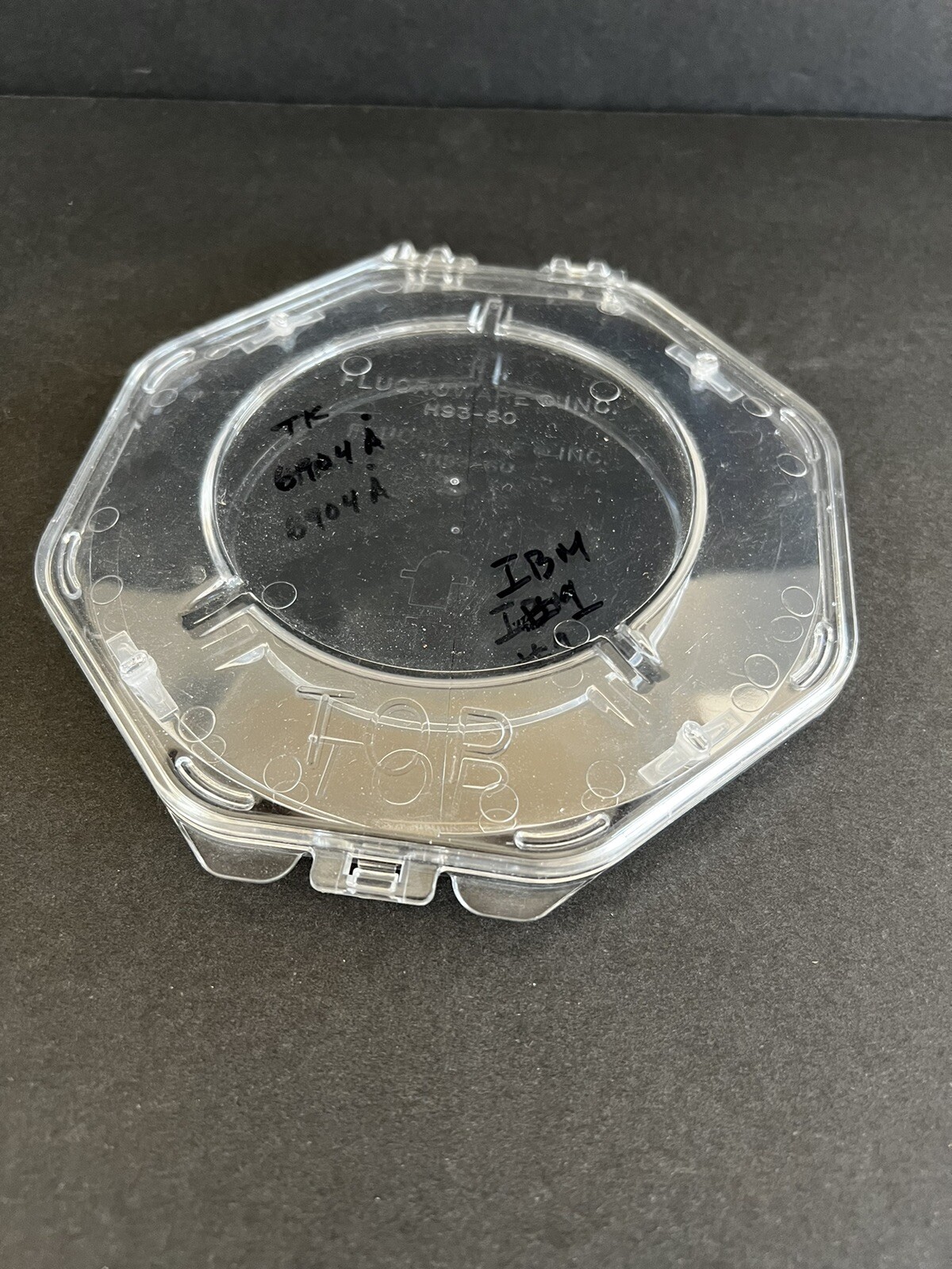2 Unused Blank Silicon wafer Discs - 6 Inches with Fluoroware case