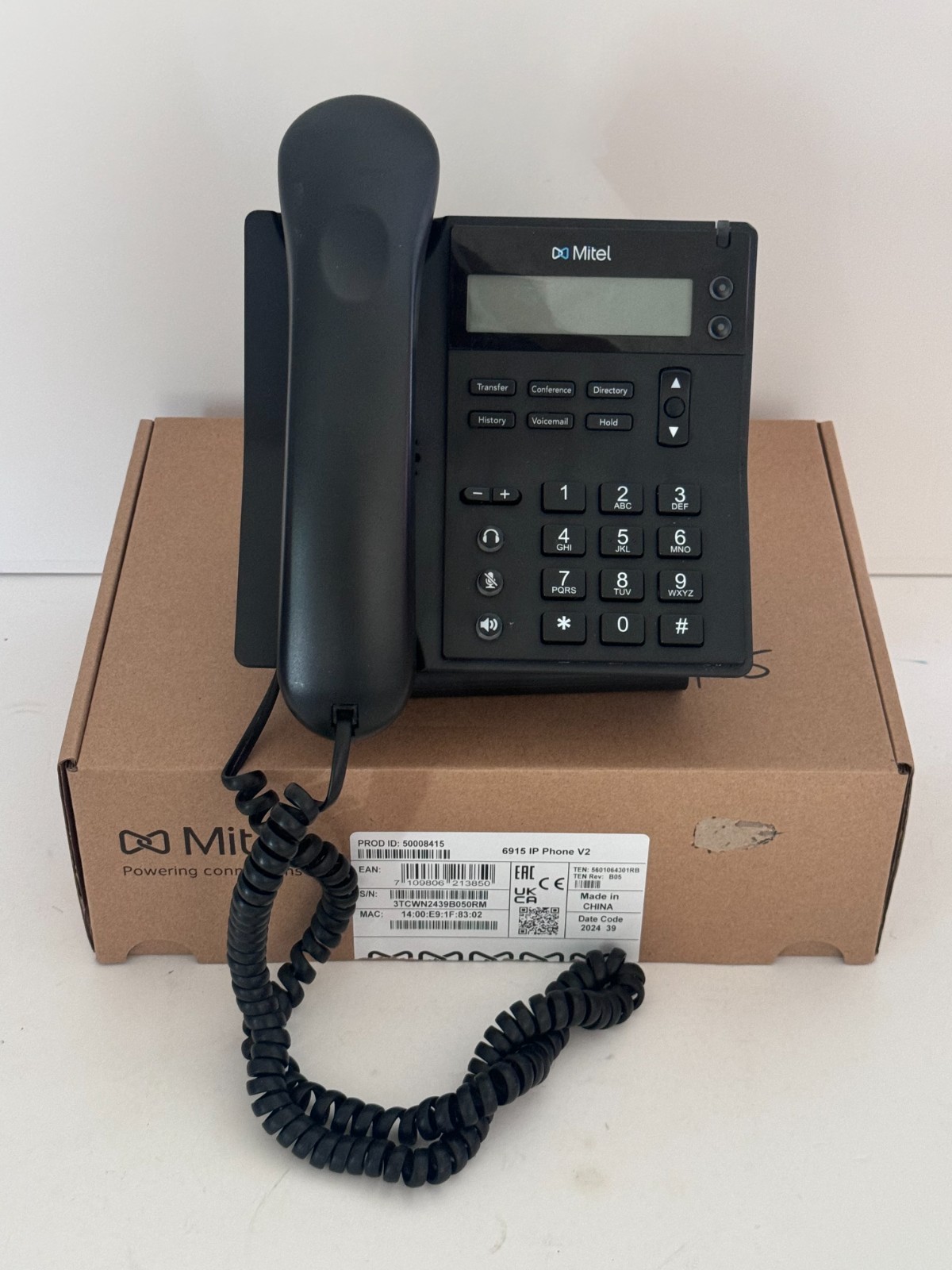 MITEL SHORETEL IP420 260-1261-05 VOIP IP PHONE