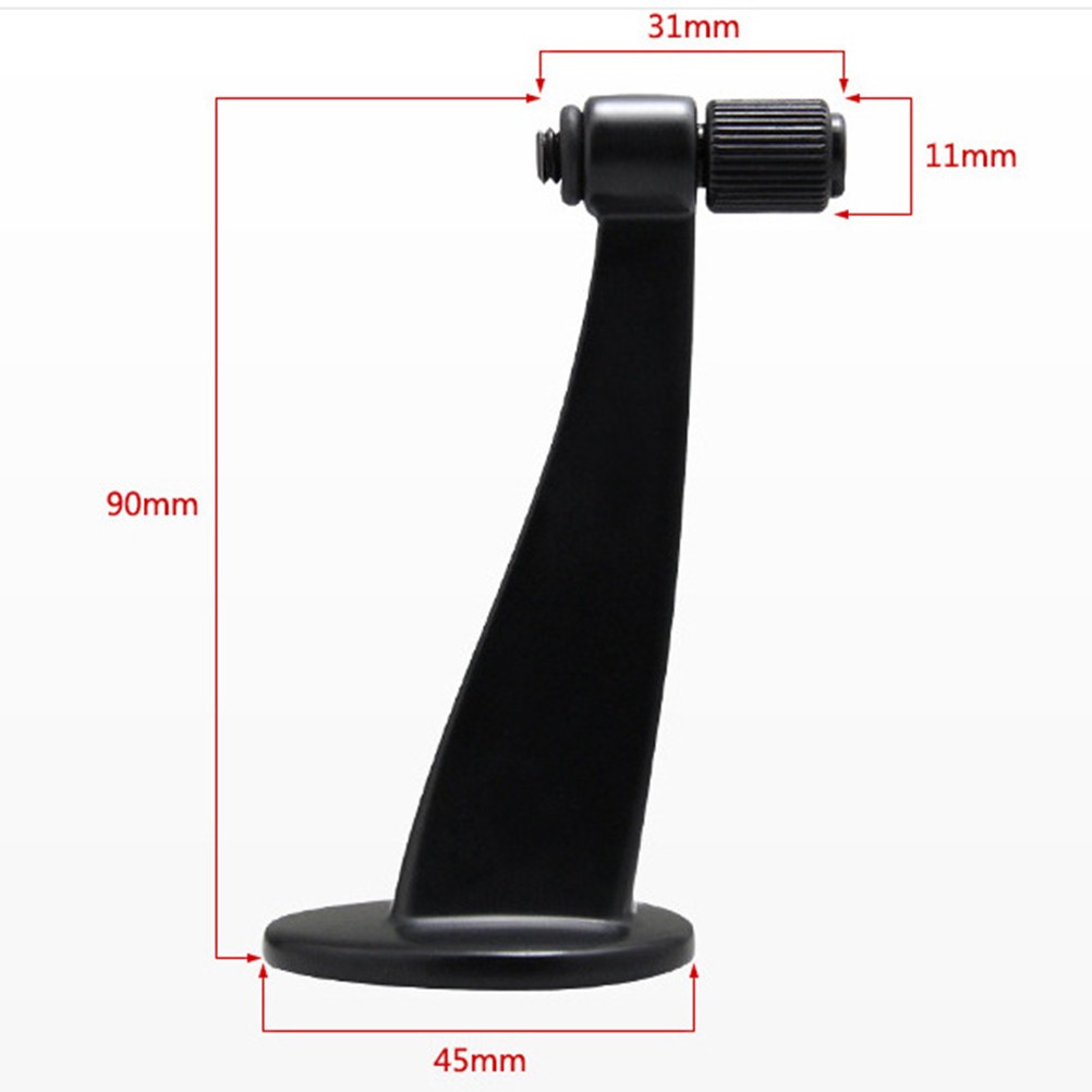 Durable Binocular Tripod Adapter Metal Connector Stable Black