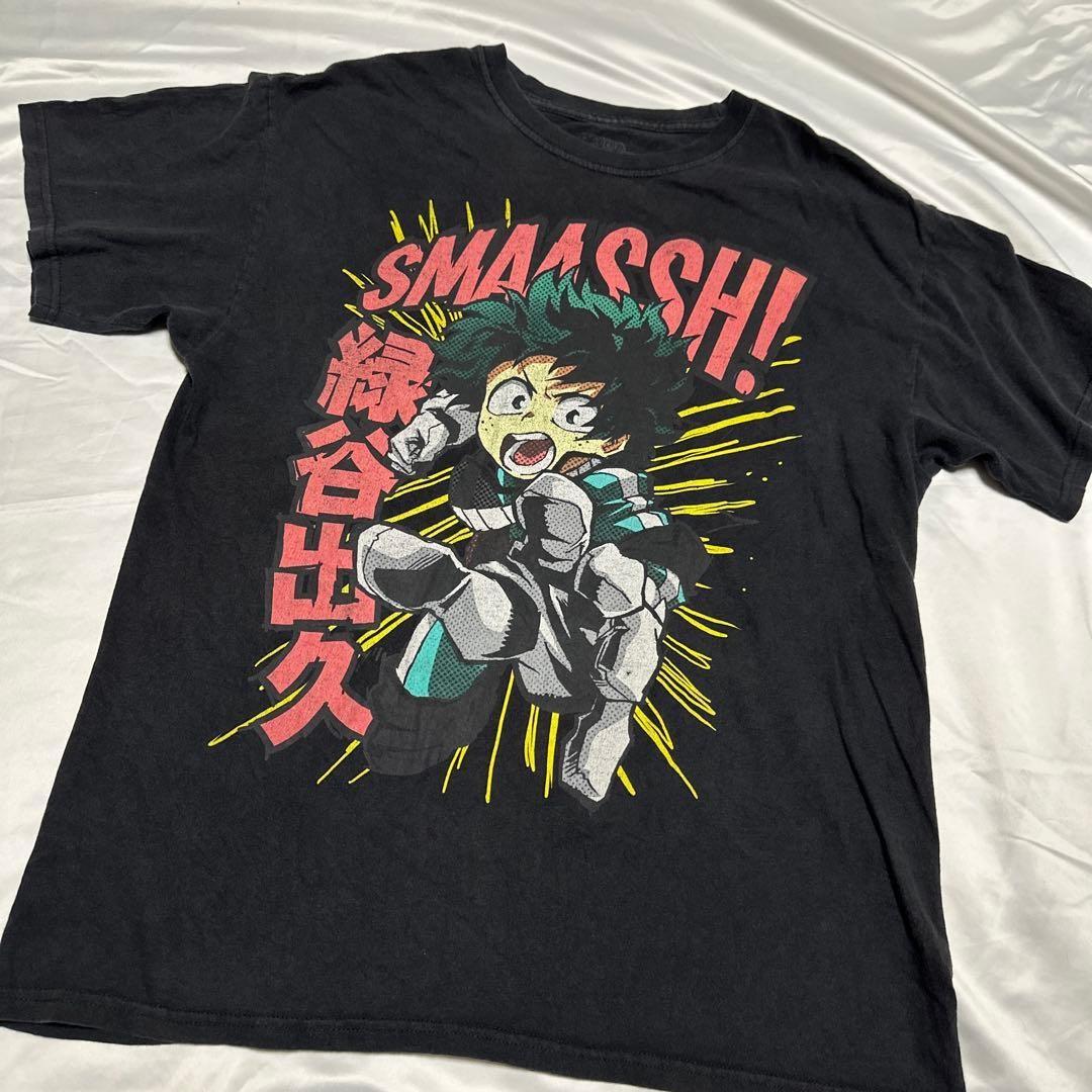 US [L] My Hero Academia [Izuku Midoriya] T-shirt Decapri Fade