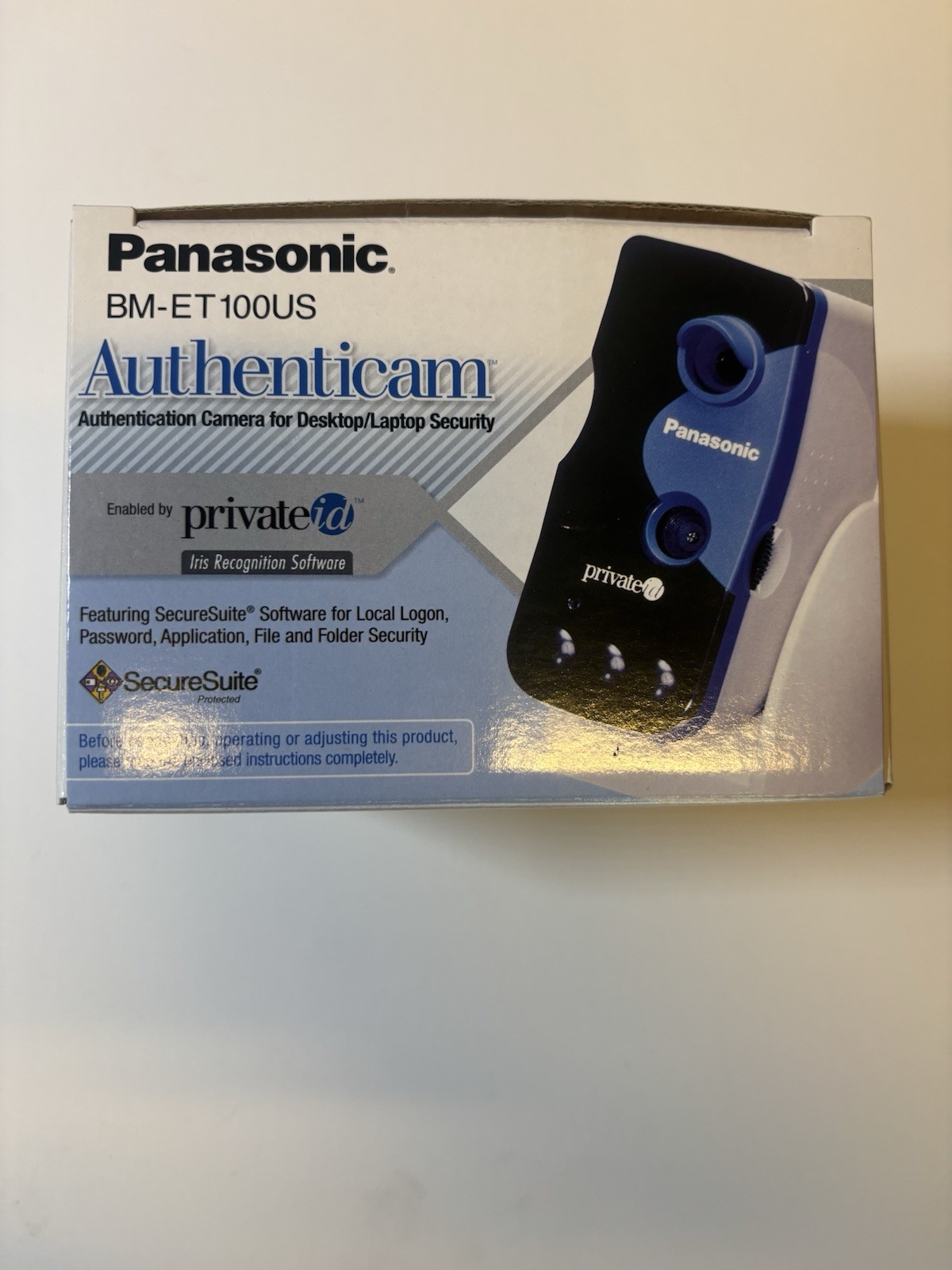 Panasonic Authenticam Private ID Iris Recognition For DeskTop Laptop Security