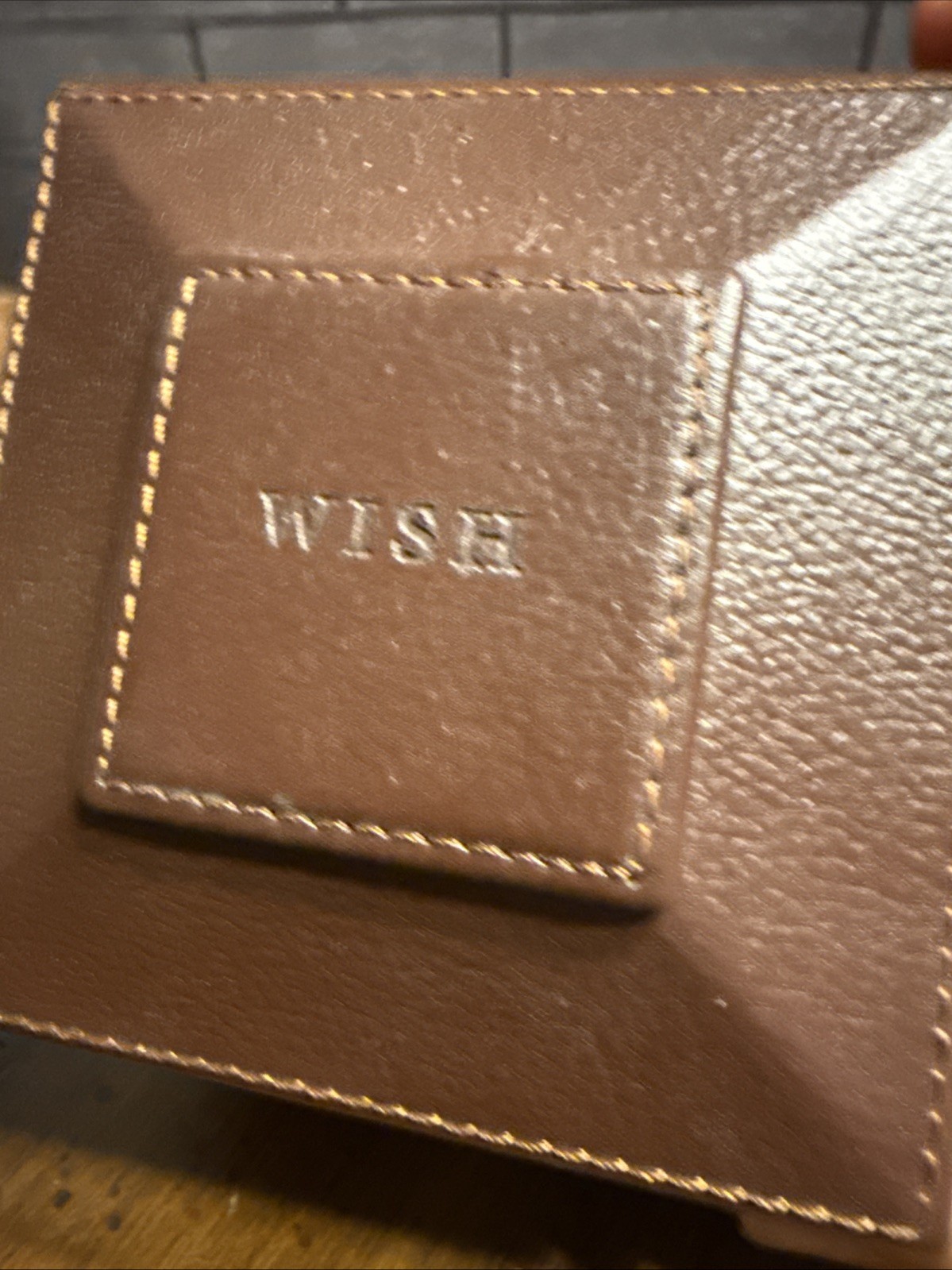 Hallmark Signature leather Wish Box