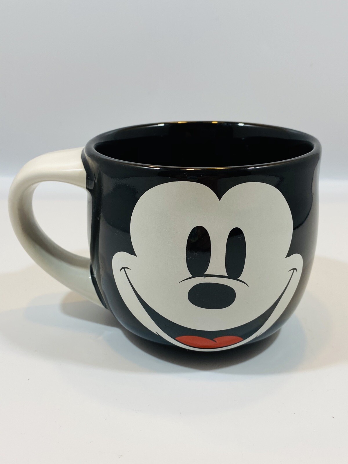 Disney Store Exclusive Mickey Black And White Oversize Mug EUC
