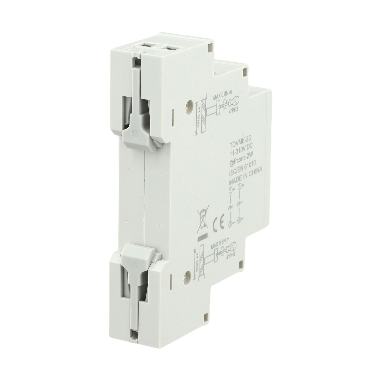 Digital Display Device for Measuring DC Voltages on For Din Rails Efficiently