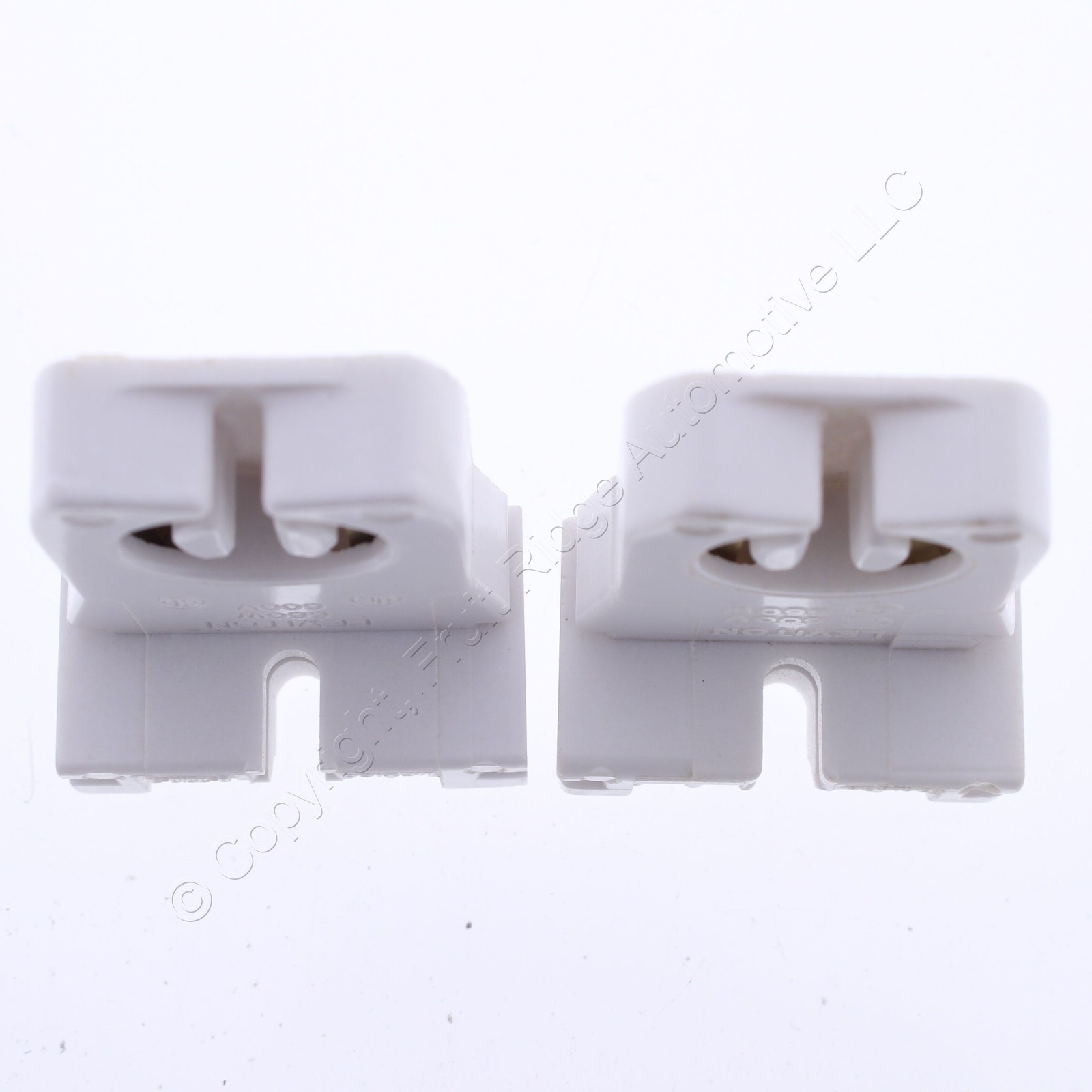 2-Pack Leviton Fluorescent Lamp Holder Light Socket G13 Base T8 T12 Medium 13351