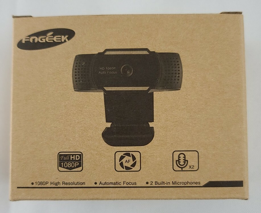 Webcam 1080P with Microphone Fogeek Full HD Autofocus Web Camera