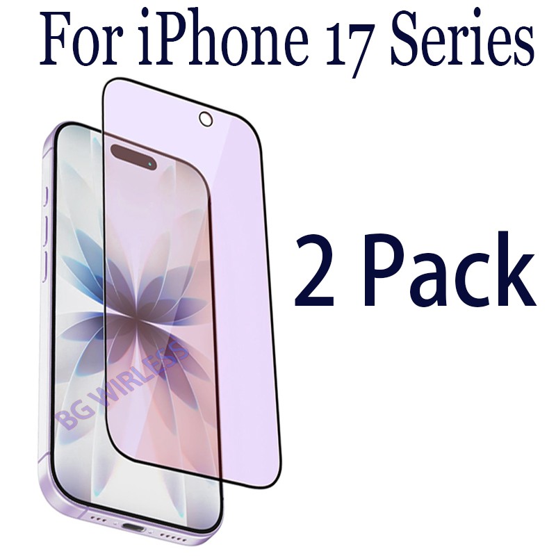 For iPhone 17 E/17Air/17Pro Max/ Anti Blue Light Tempered Glass Screen Protector
