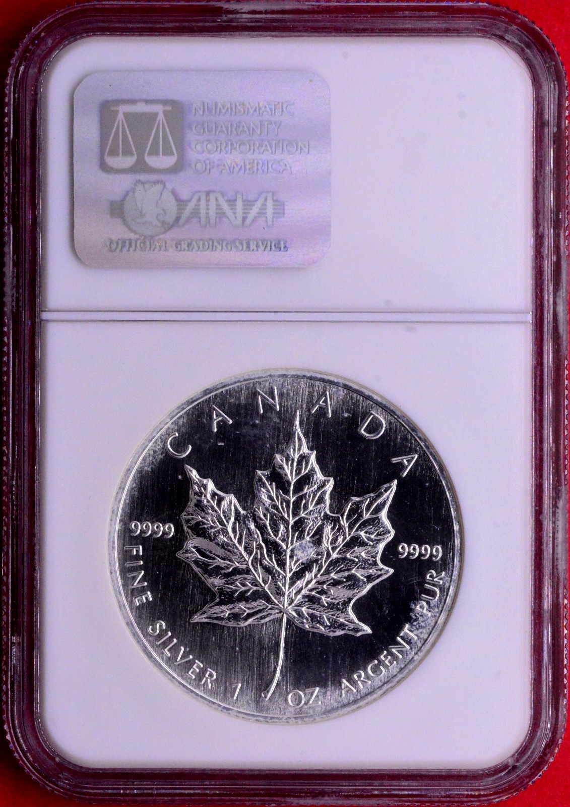 NGC MS-69! CANADA 2003 SILVER MAPLE LEAF