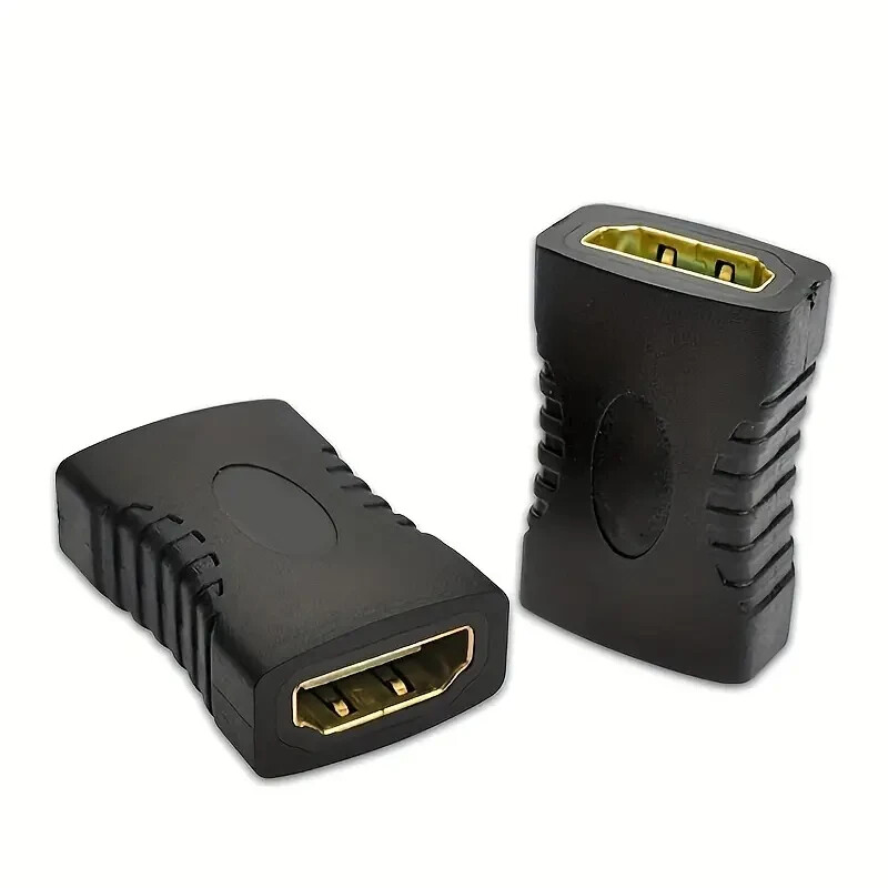 3X HDMI Female to Female Coupler Connector Extender Adapter Cable HDTV 1080P 4K