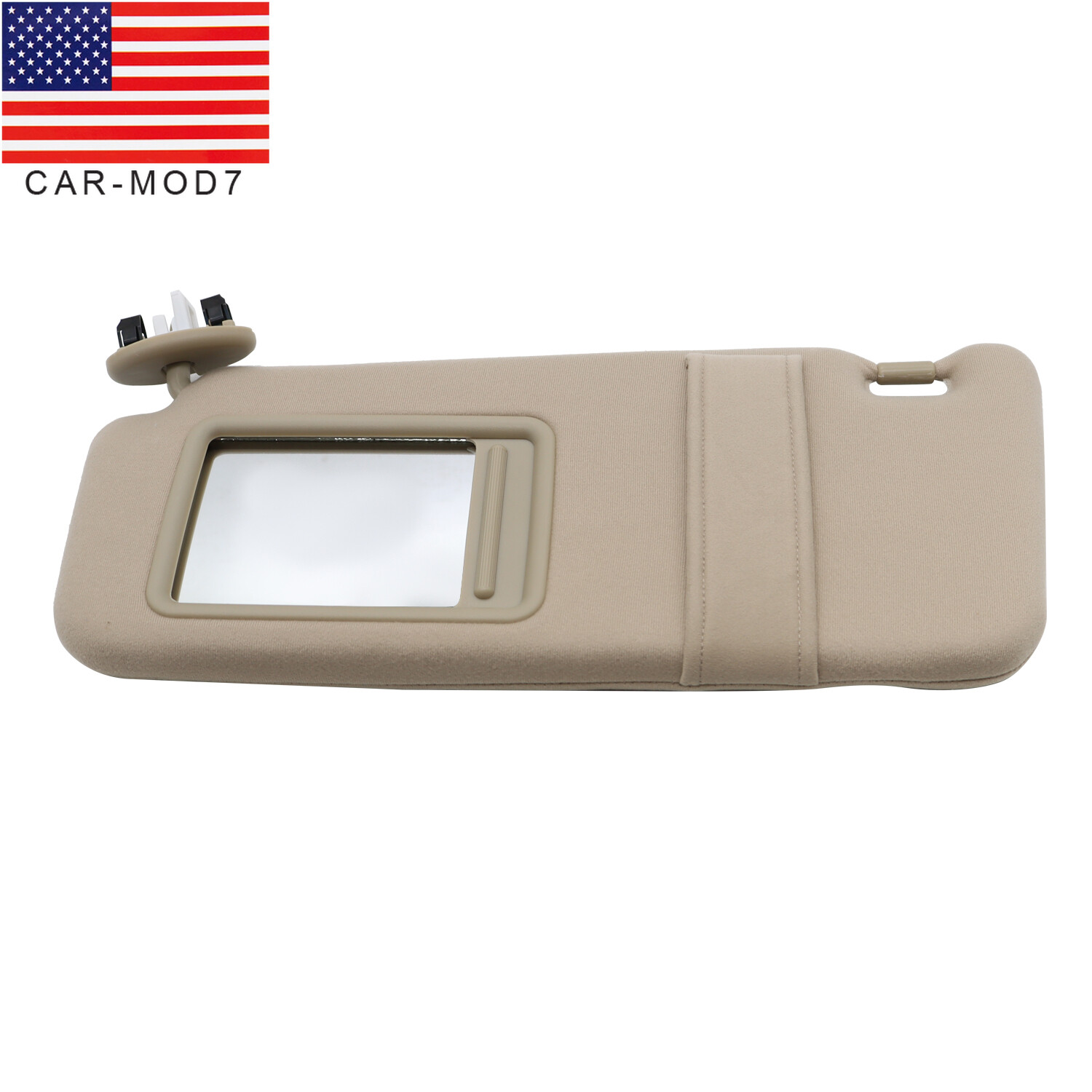 Left Driver Side For 2007-2011 Toyota Camry Car Sun Visor With Sunroof Tan Beige