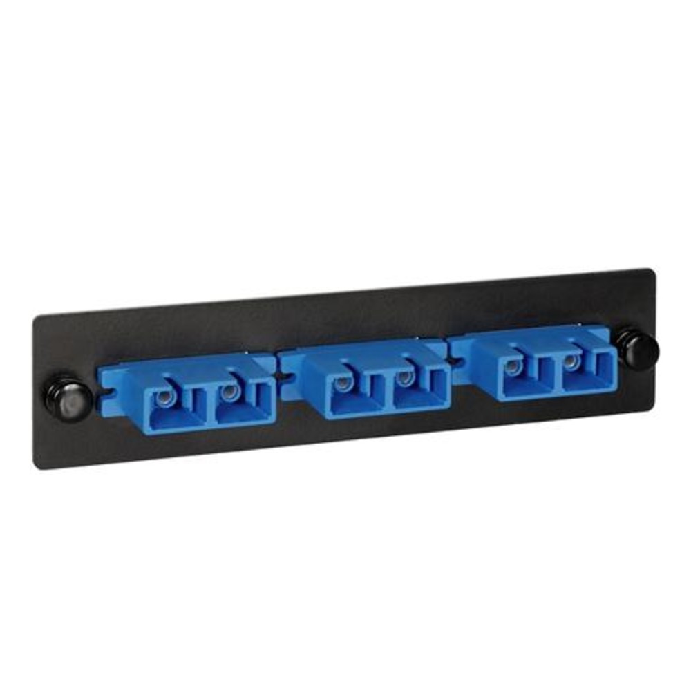 International Connectors and Cable Corp. ICFOPS26BK Adapter Panel 3 Duplex Sc