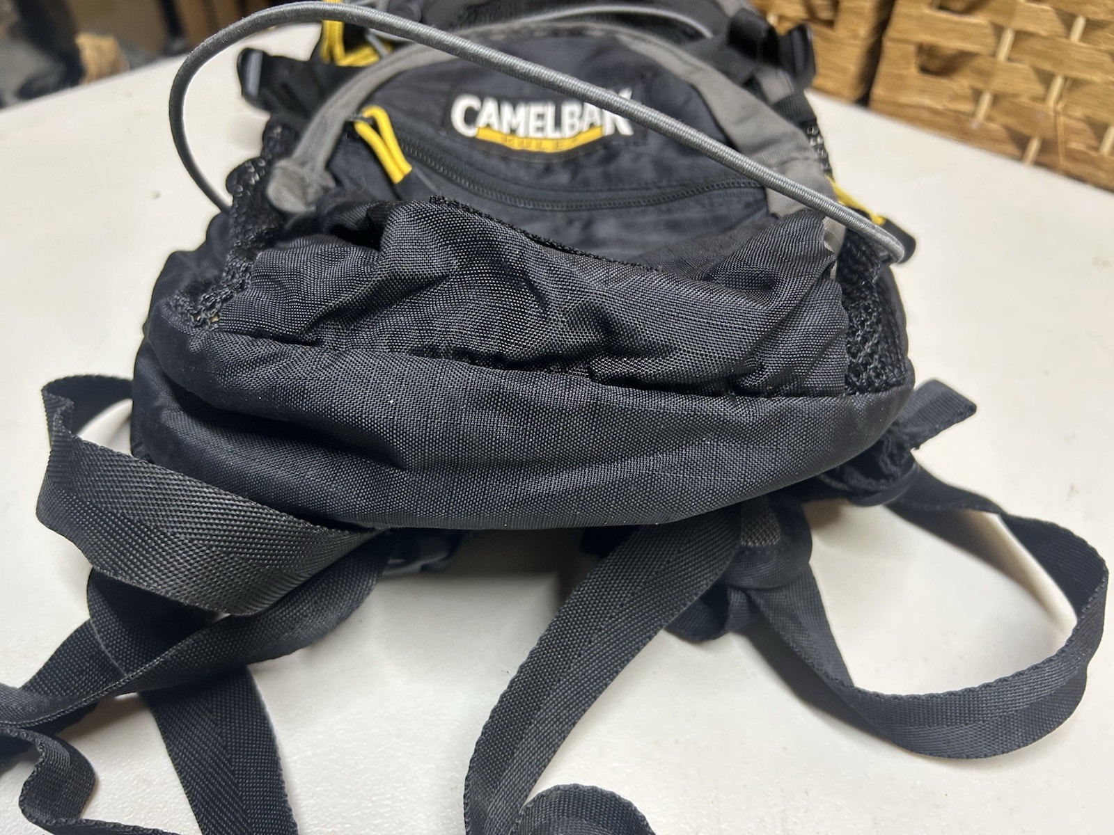 Camelbak M.U.L.E Mule Hydration Hiking Mountain Biking Backpack Gray No Bladder