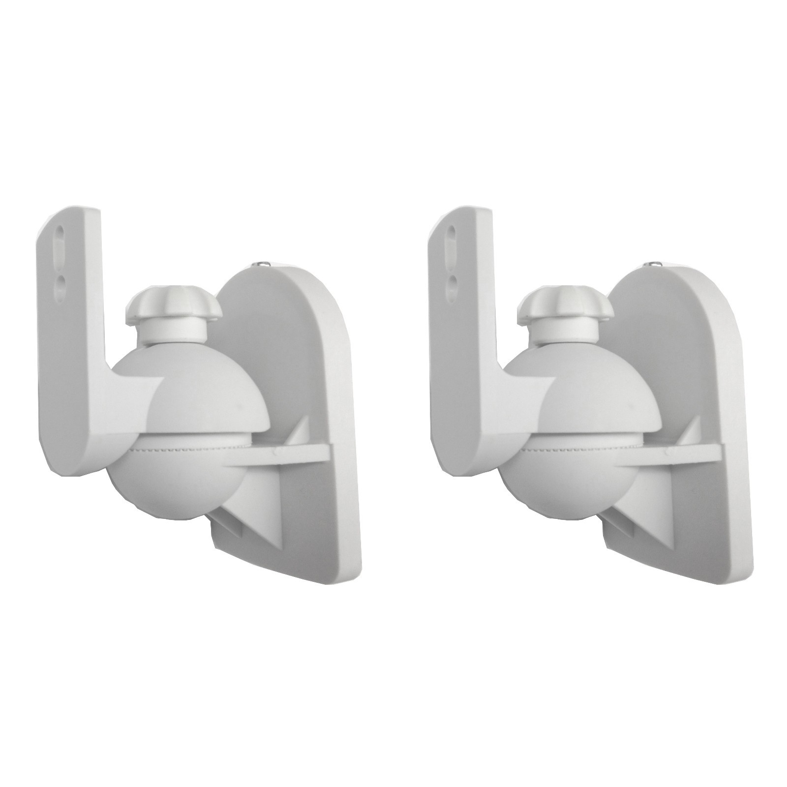 2 Pack Lot (Pair) Universal Satellite Speaker White Wall Mount Brackets for Bose