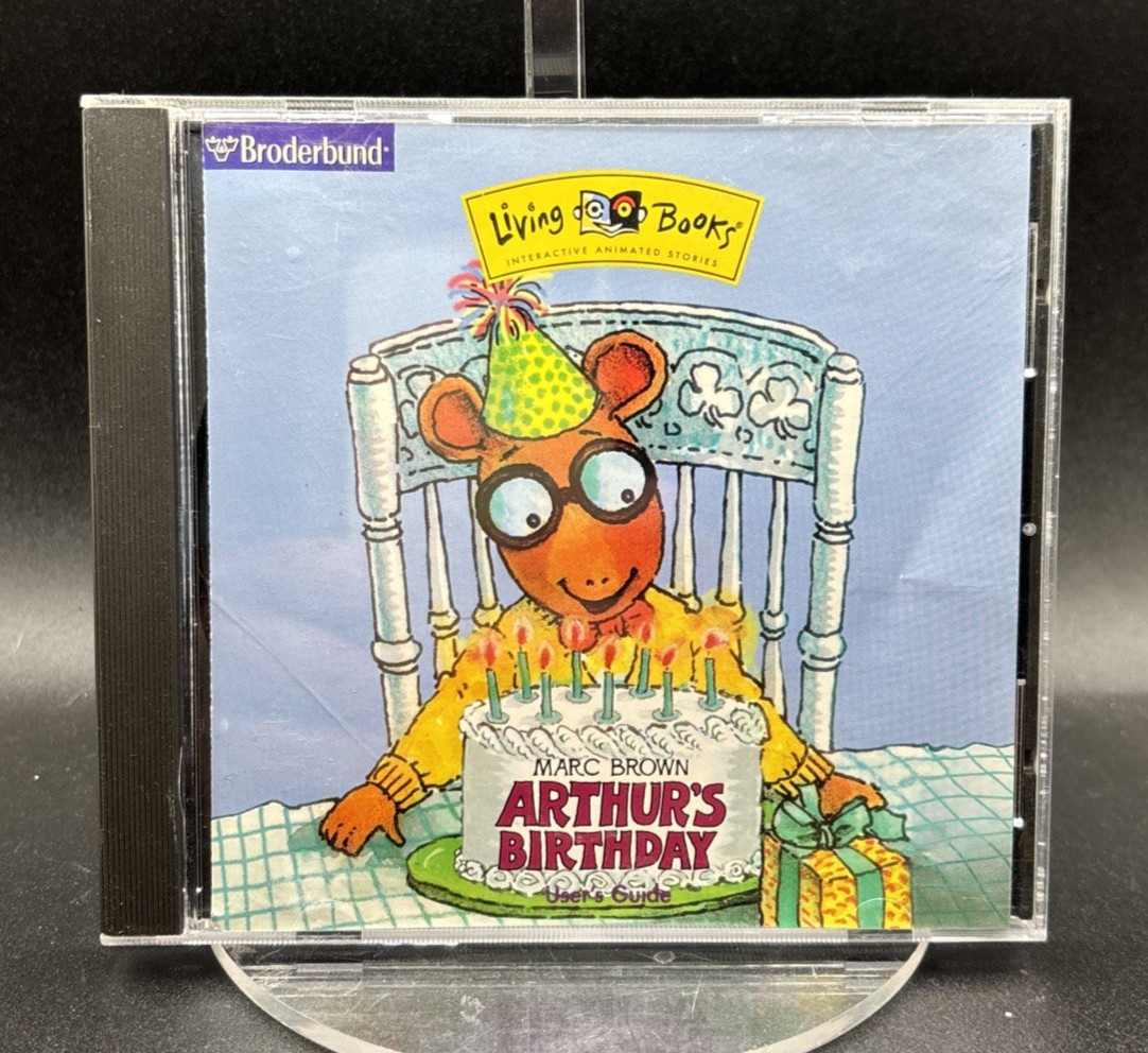Marc Brown’s Arthur’s Birthday (1997) CD-ROM – Living Books Interactive PC/MAC