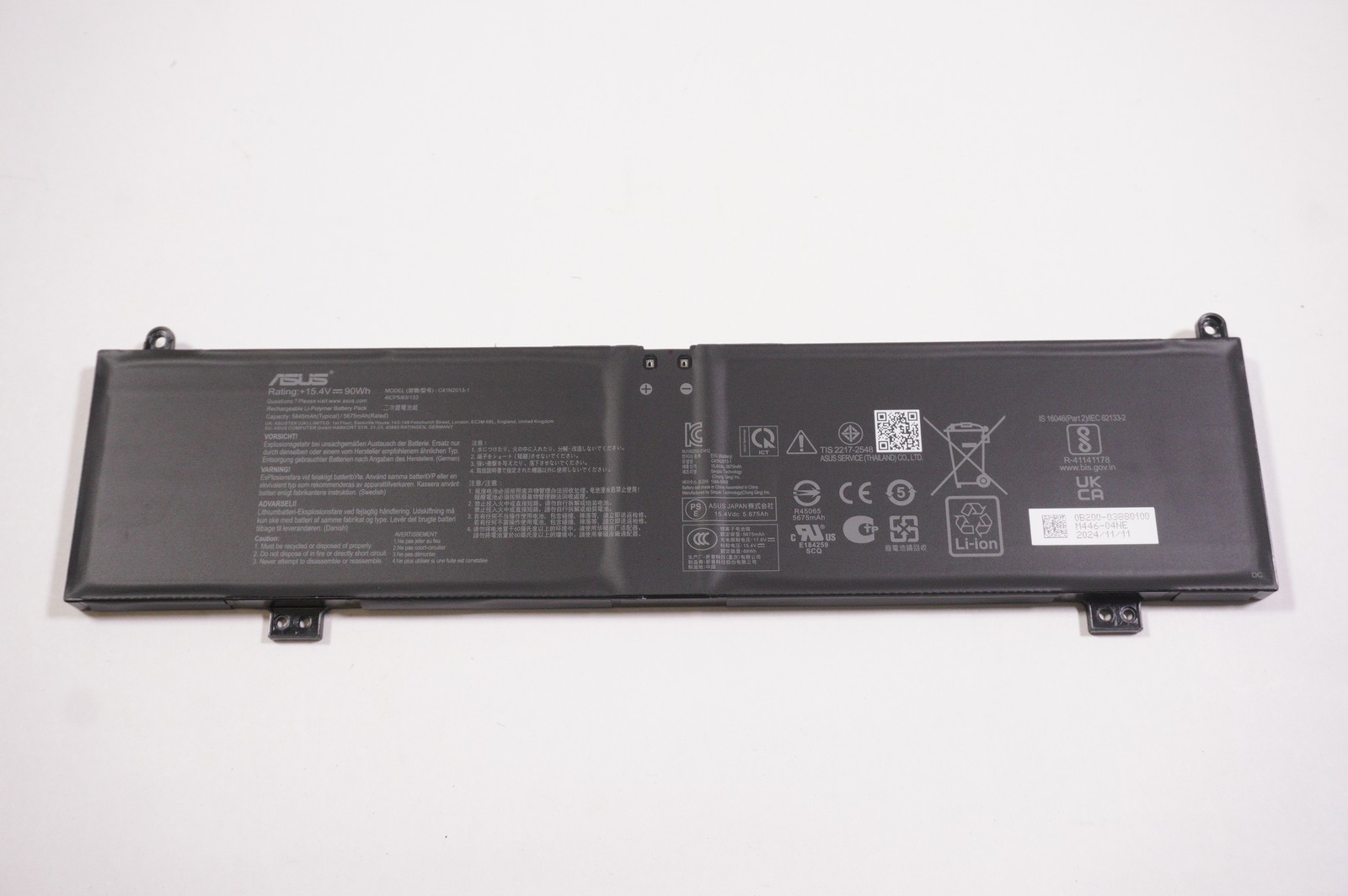 0B200-03880100 Asus 90Wh 15.4V 5845mAh Battery GU603ZW-M16.I93070T