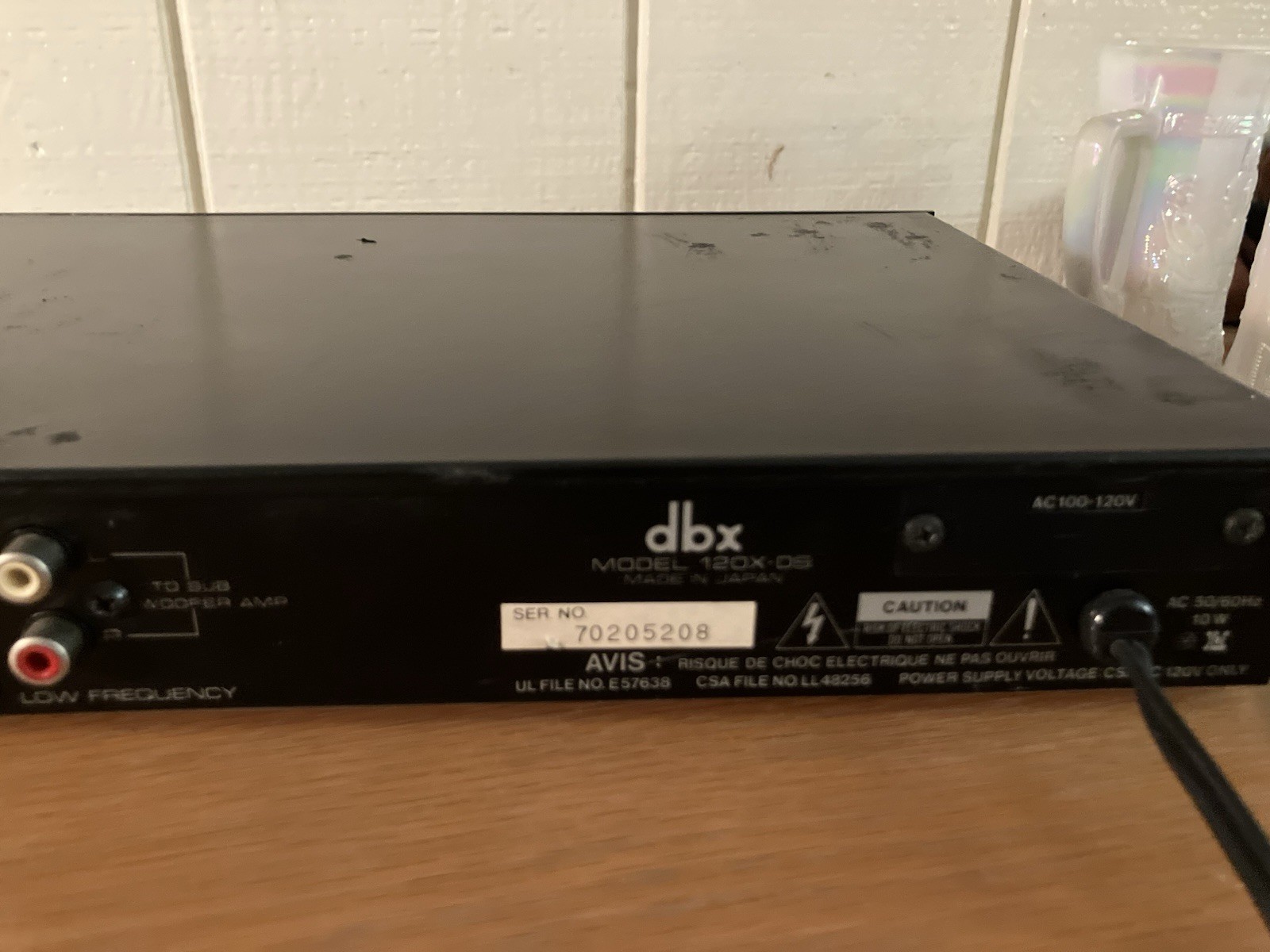 DBX 120X-DS Subharmonic Synthesizer / Electronic Crossover
