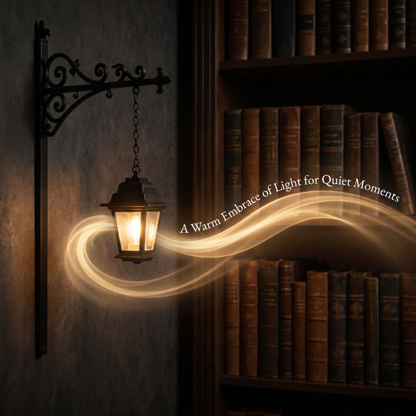 Mini Library Lantern Bookshelf Lamp Book Shelf Lighting Decor Night Light