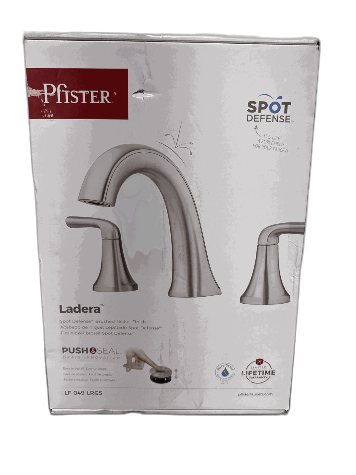Pfister Ladera 8 in Widespread 2-Handle Bathroom Faucet Brushed Nickel